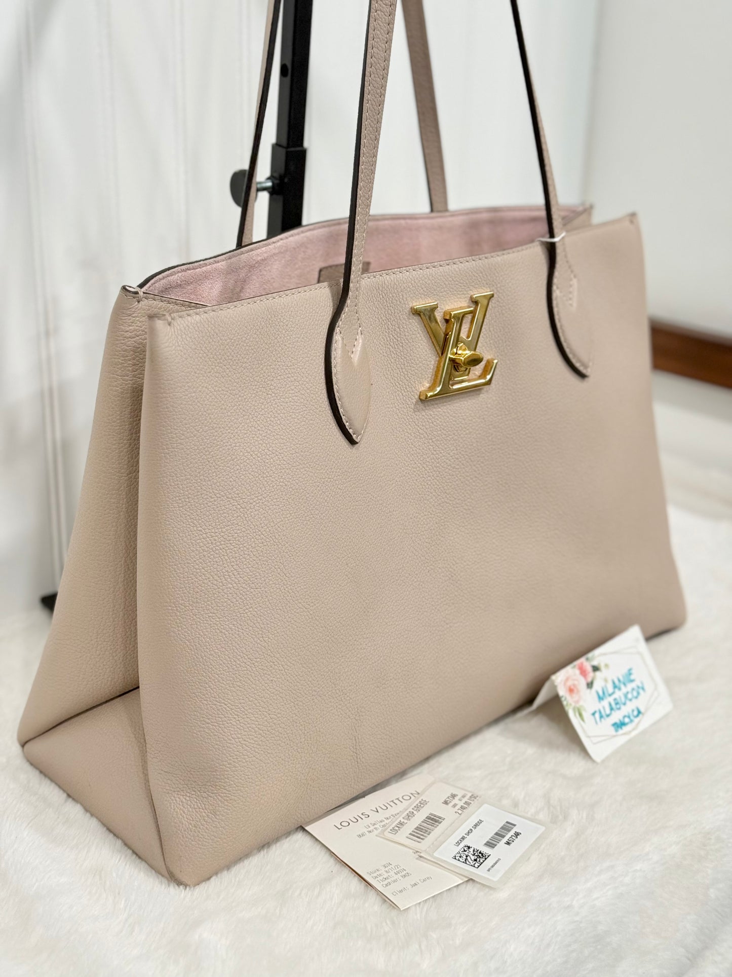 Louis Vuitton LockMe Shopper Greige