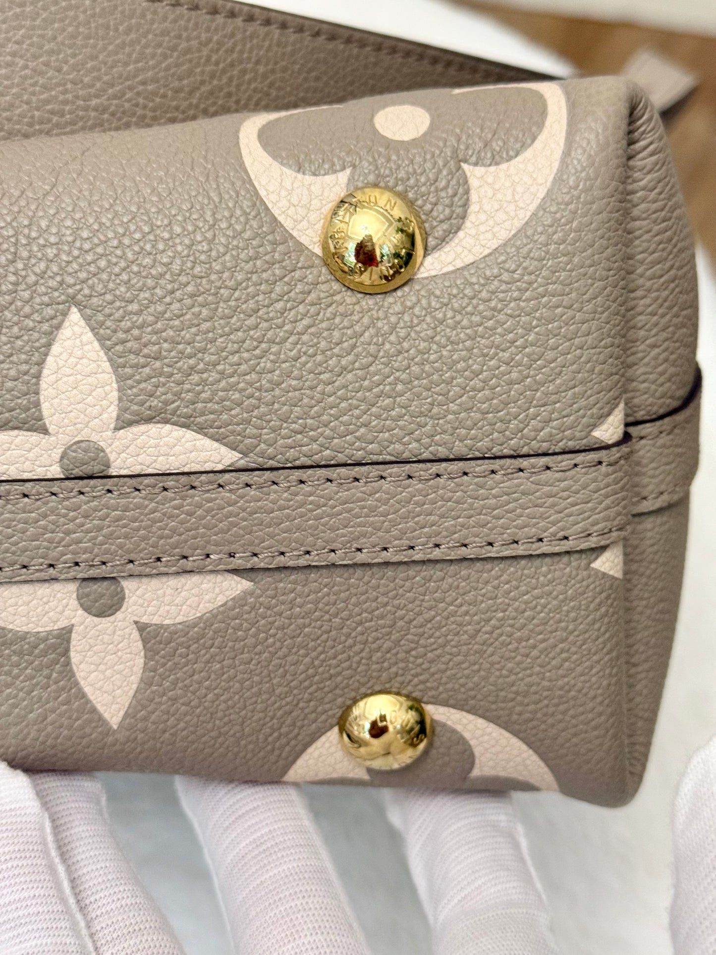 Louis Vuitton Carryall PM Bicolor Dove/Cream Bag