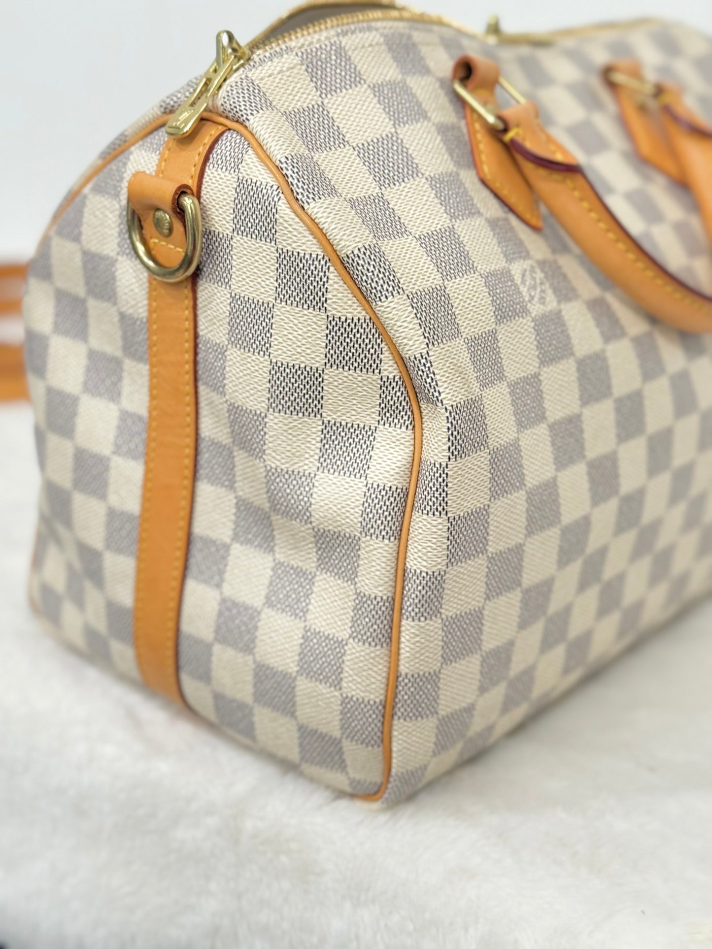 Louis Vuitton Speedy 30 Bandouliere Damier Azur