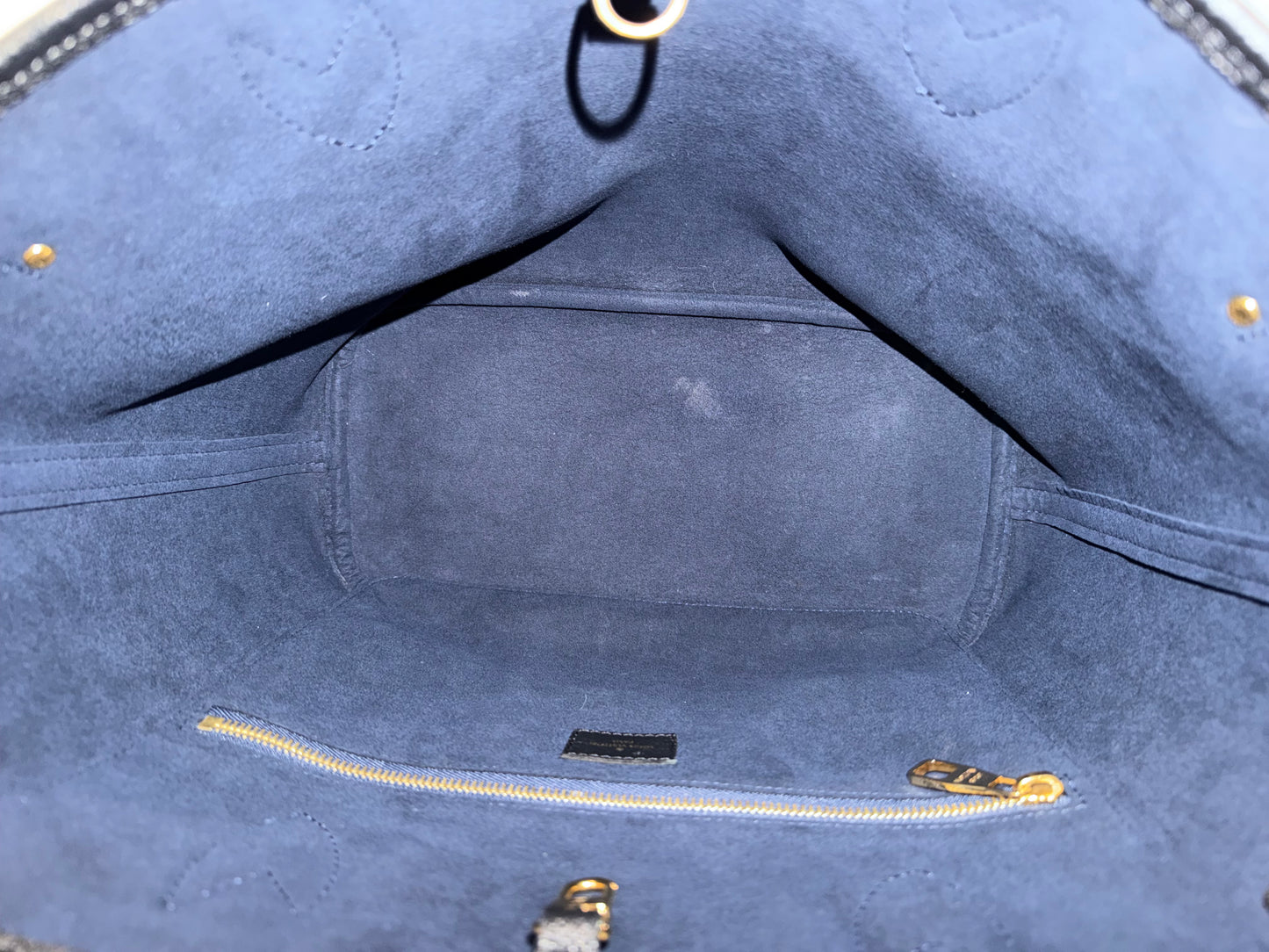 Louis Vuitton Neverfull Mono Giant Empreinte Black