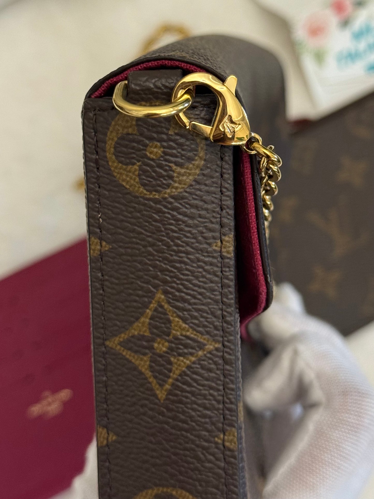 Louis Vuitton Pochette Felicie Mono with CC insert only