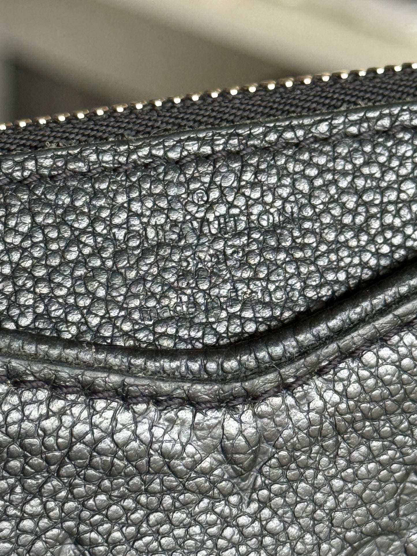 Louis Vuitton Pallas Clutch Black Empreinte