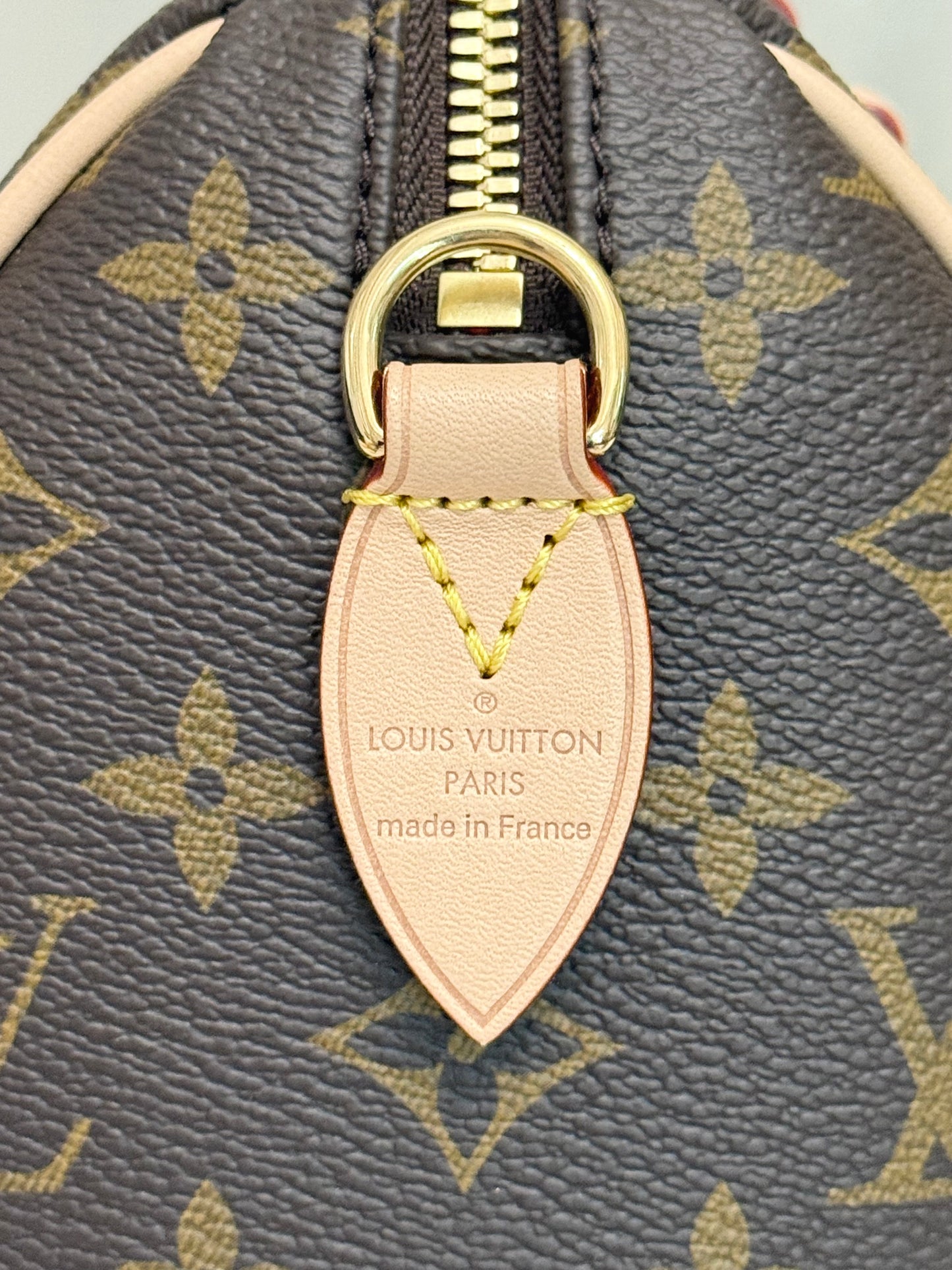Louis Vuitton Speedy Bandouliere 20 Mono with Black/Pink Adjustable Strap