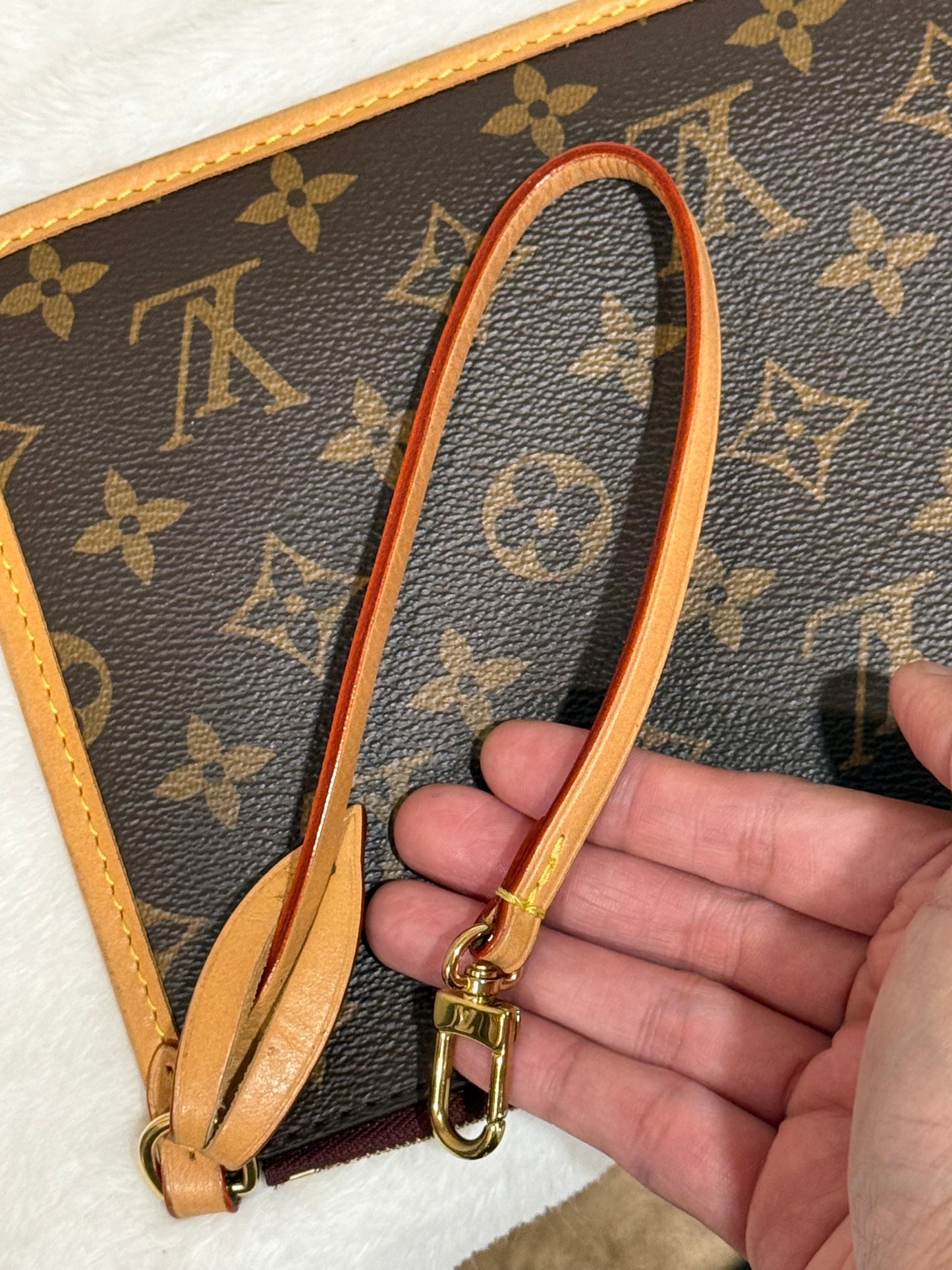 Louis Vuitton Carryall MM Mono Bag and Pouch