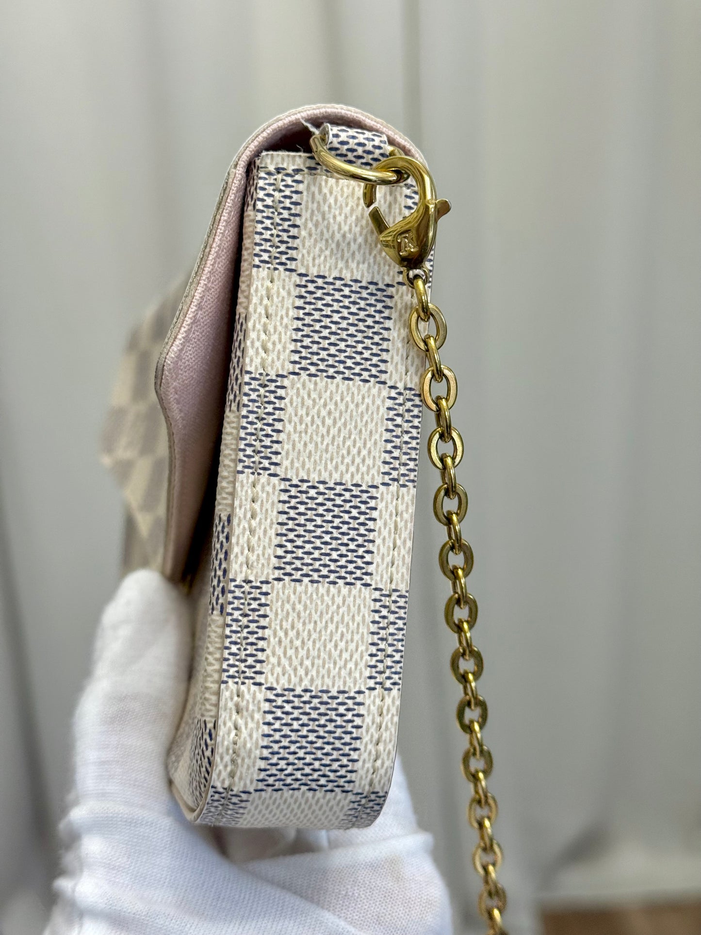 Louis Vuitton Felicie Pochette Damier Azur