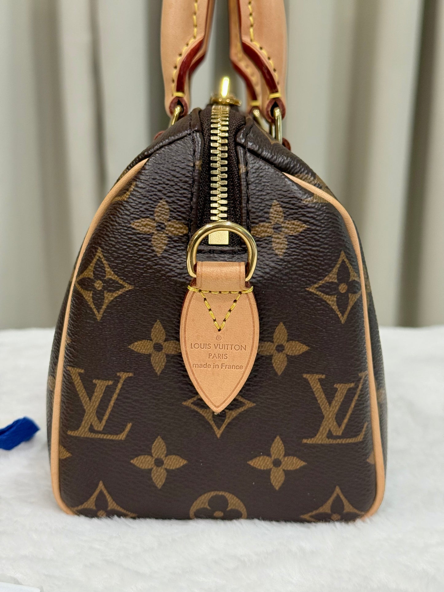 Louis Vuitton Speedy Bandouliere 20 Mono with Black/Pink Strap
