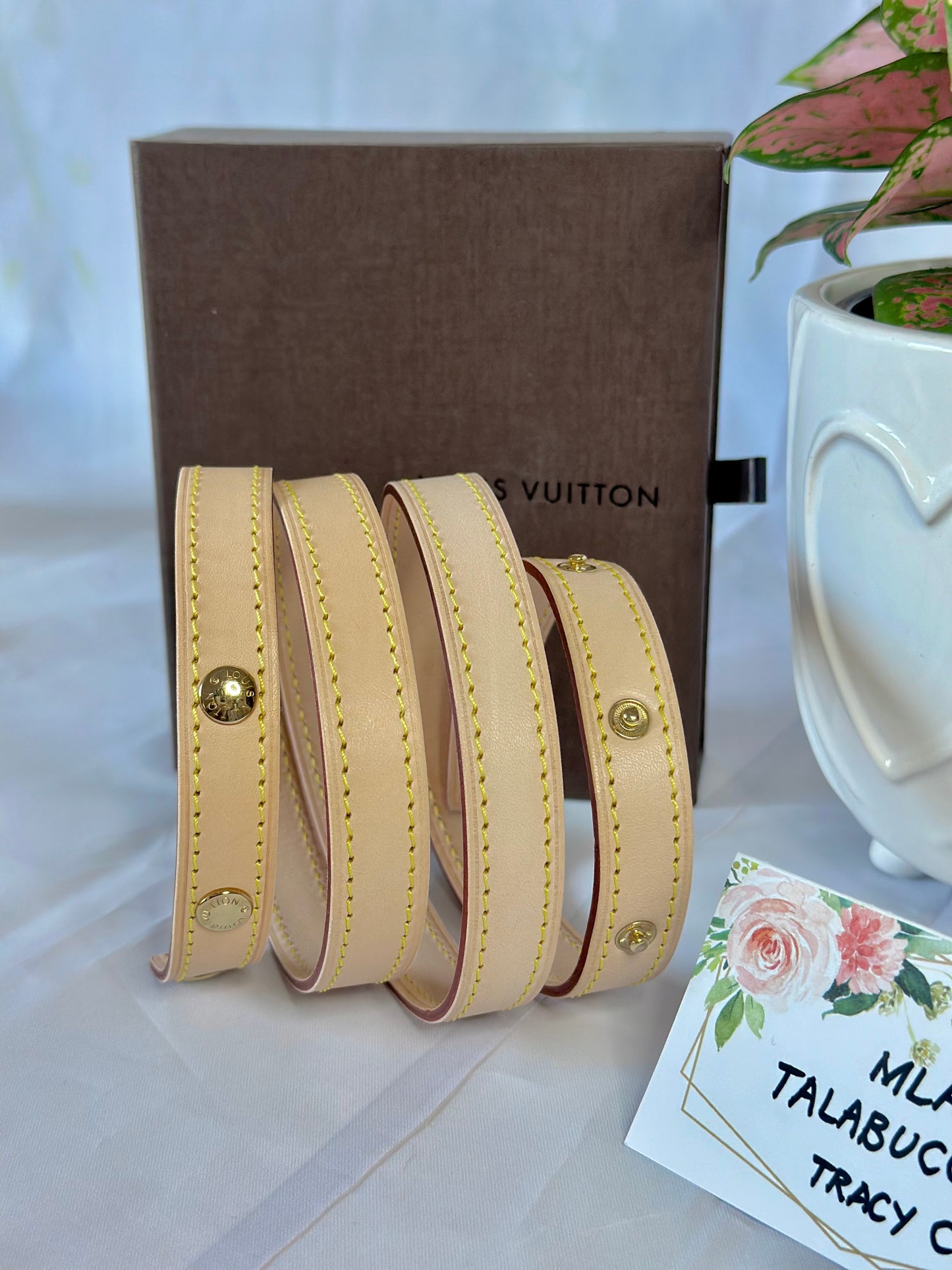 Louis Vuitton Vachetta Belt Strap Size M