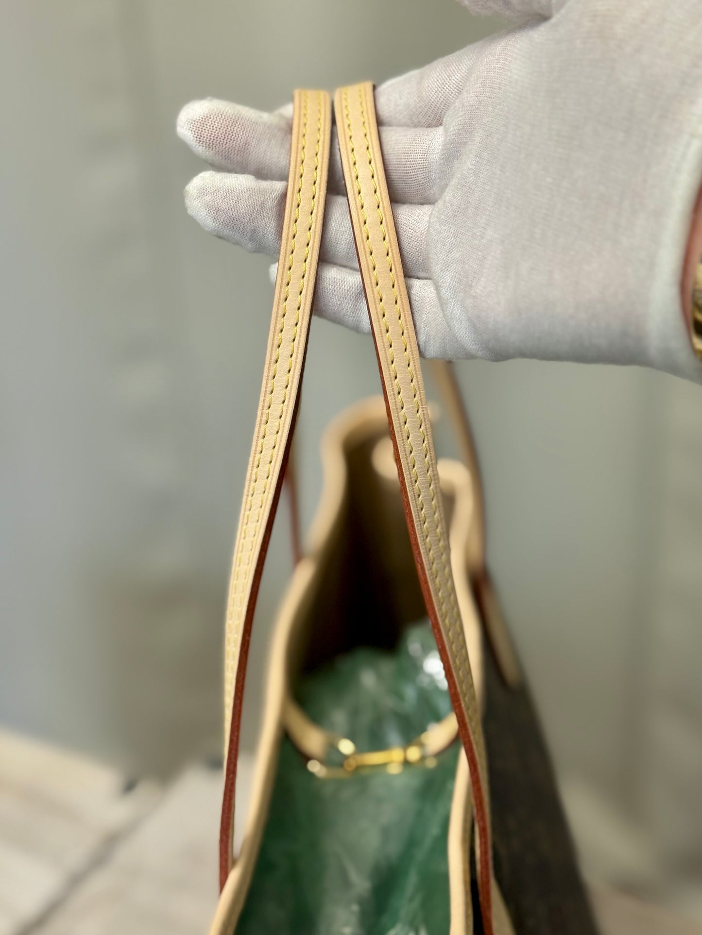 Louis Vuitton Neverfull MM Mono Beige Bag Only