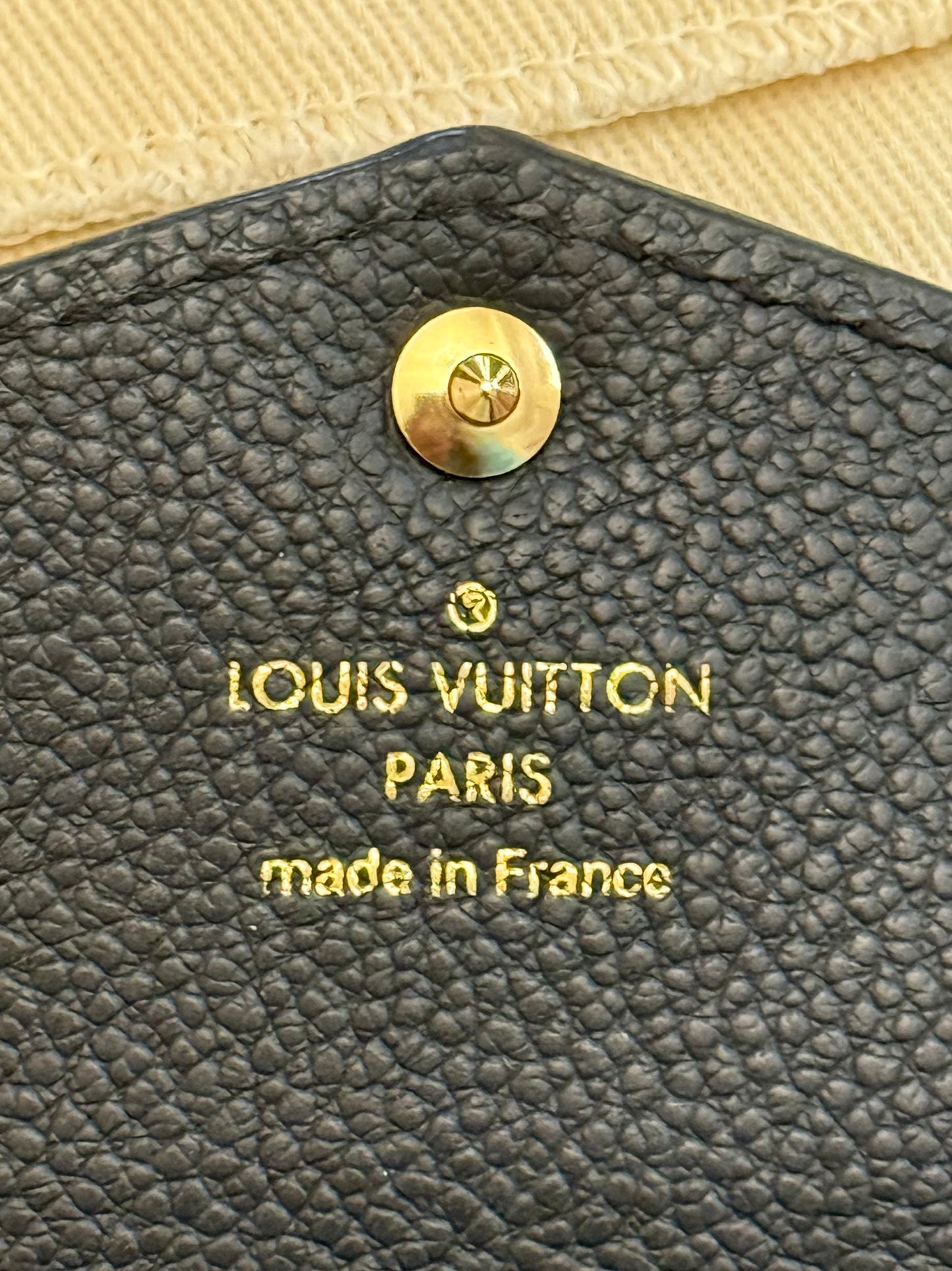 Louis Vuitton Key Pouch Empreinte Noir/Black