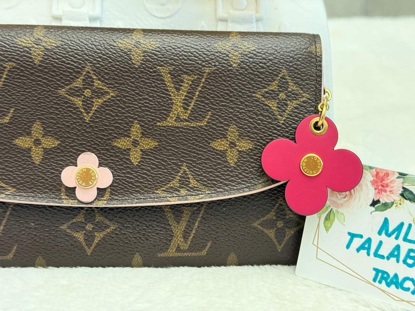 LIMITED EDITION Louis Vuitton Emilie Blooms Flower Wallet