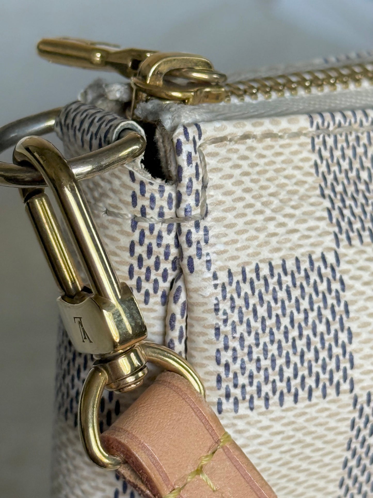 Louis Vuitton Pochette Accessoires New Model Damier Azur