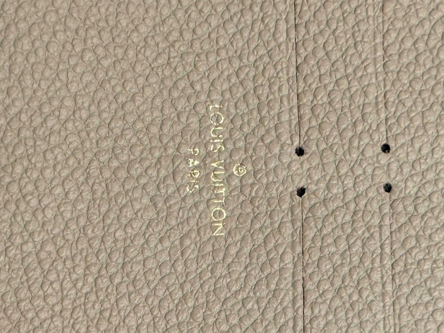 Louis Vuitton Felicie Pochette Empreinte Turtledove Full Set