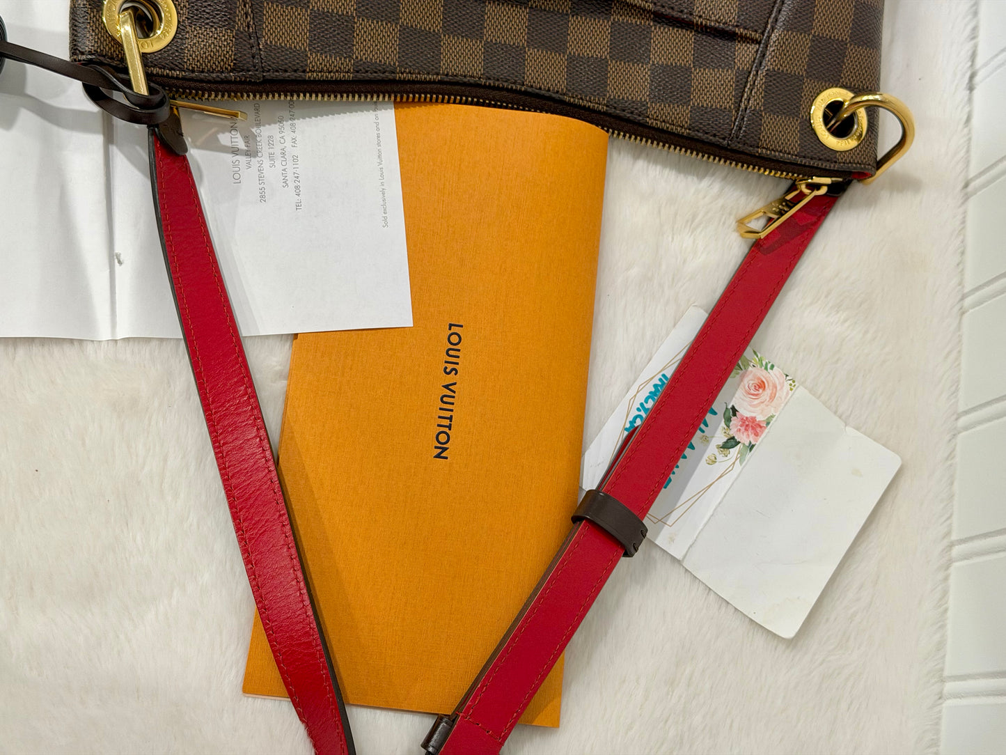 Louis Vuitton South Bank Besace Damier Ebene