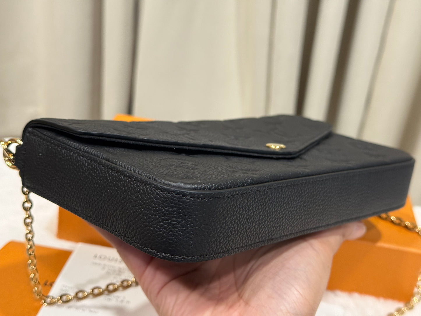 Louis Vuitton Felicie Pochette in Mono Empreinte Noir/Black with Inserts (Copy)