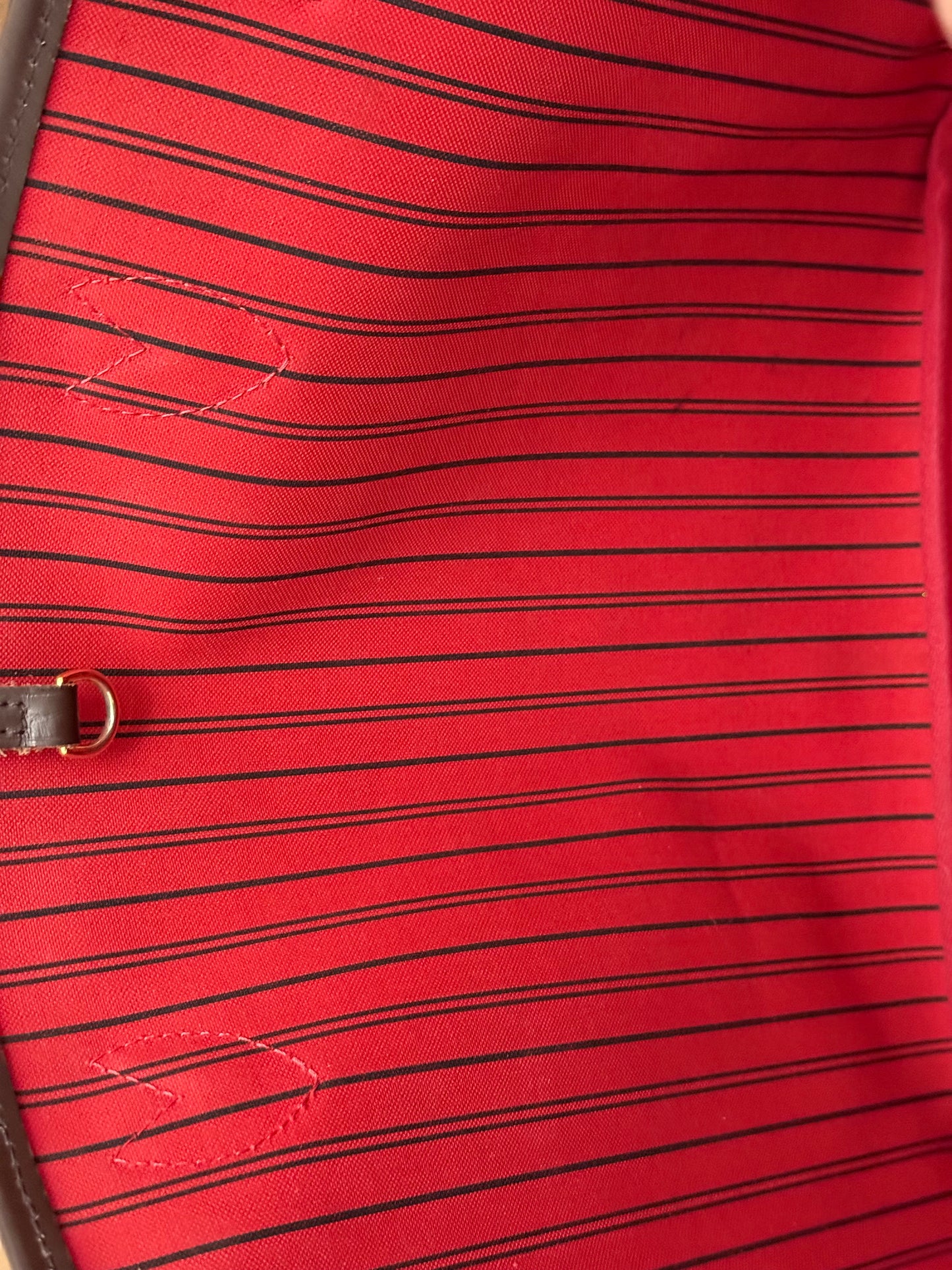 Louis Vuitton Neverfull MM Damier Ebene Bag Only
