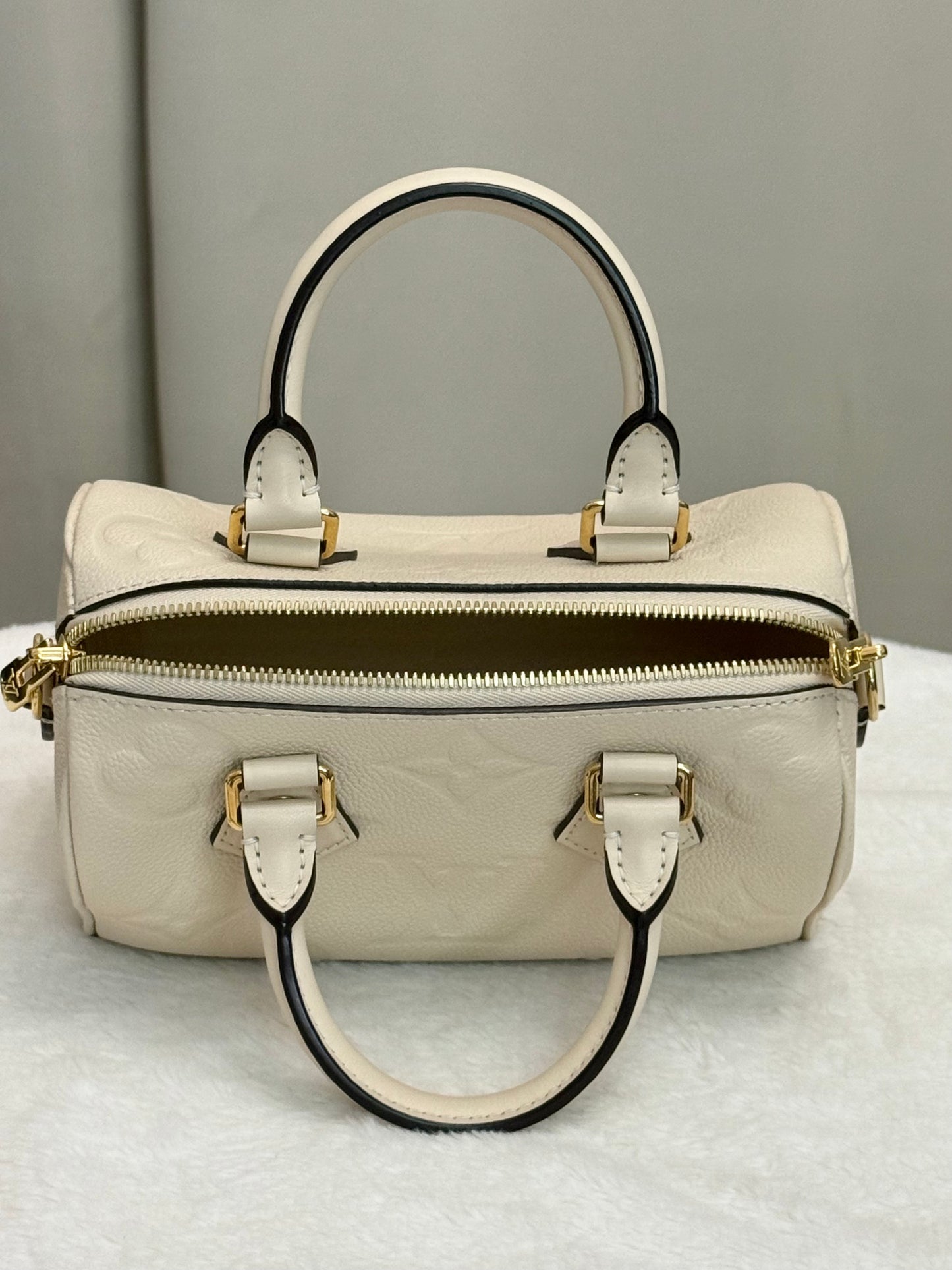 Speedy Bandouliere 20 Giant Empreinte Creme