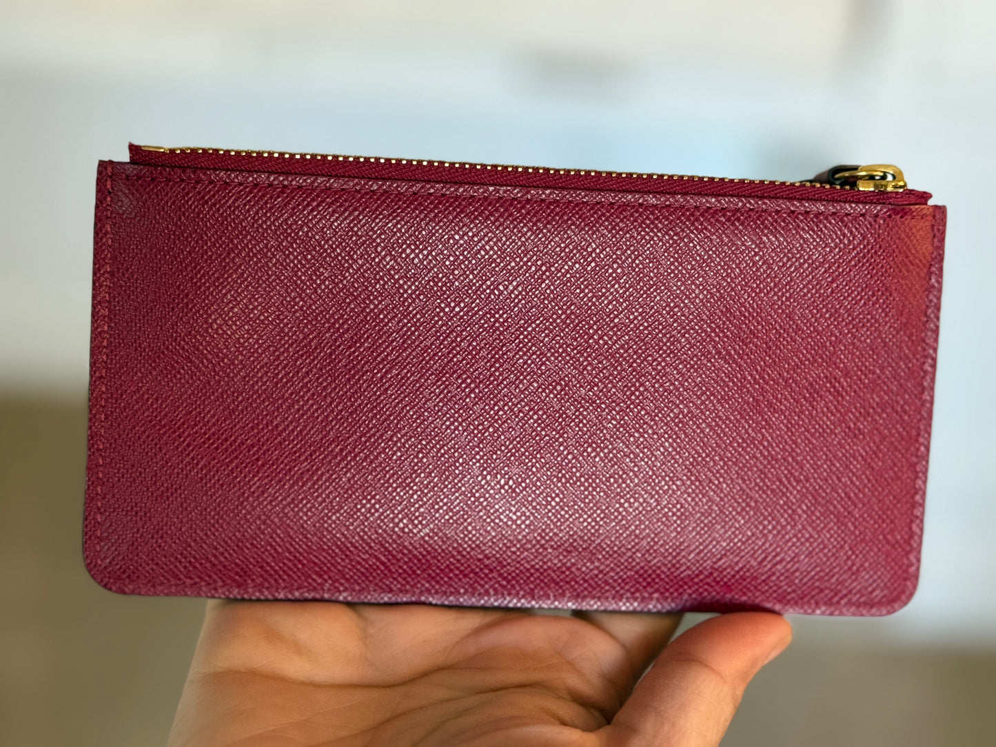 Louis Vuitton Jeanne Mono Fuchsia Wallet with Inserts