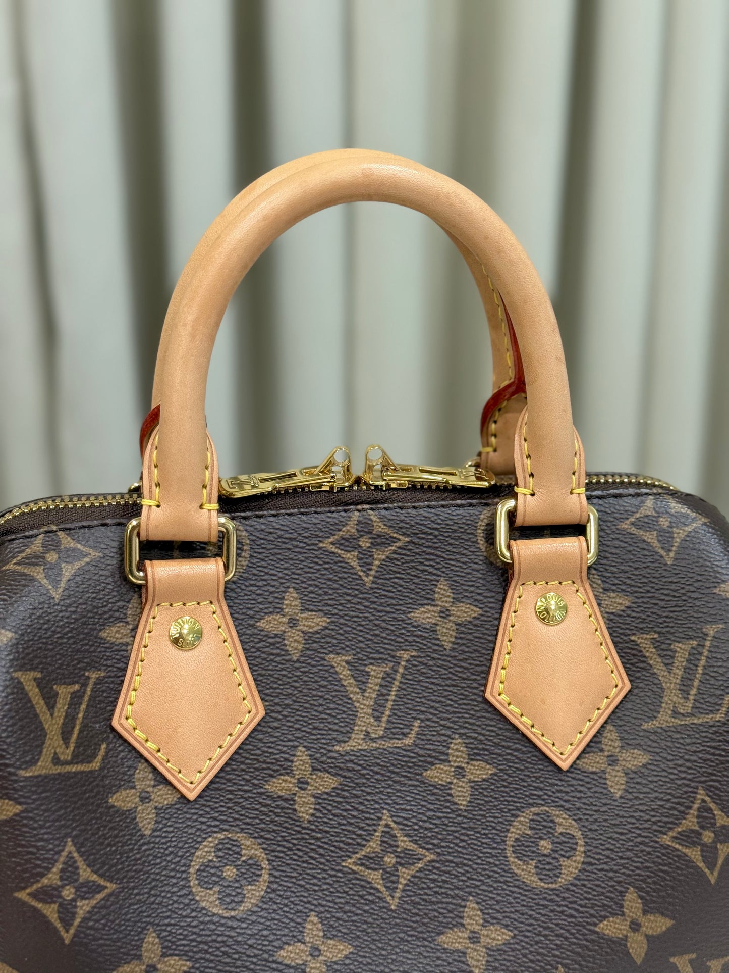 Louis Vuitton Speedy Bandouliere 20 Mono with Black/Pink Strap