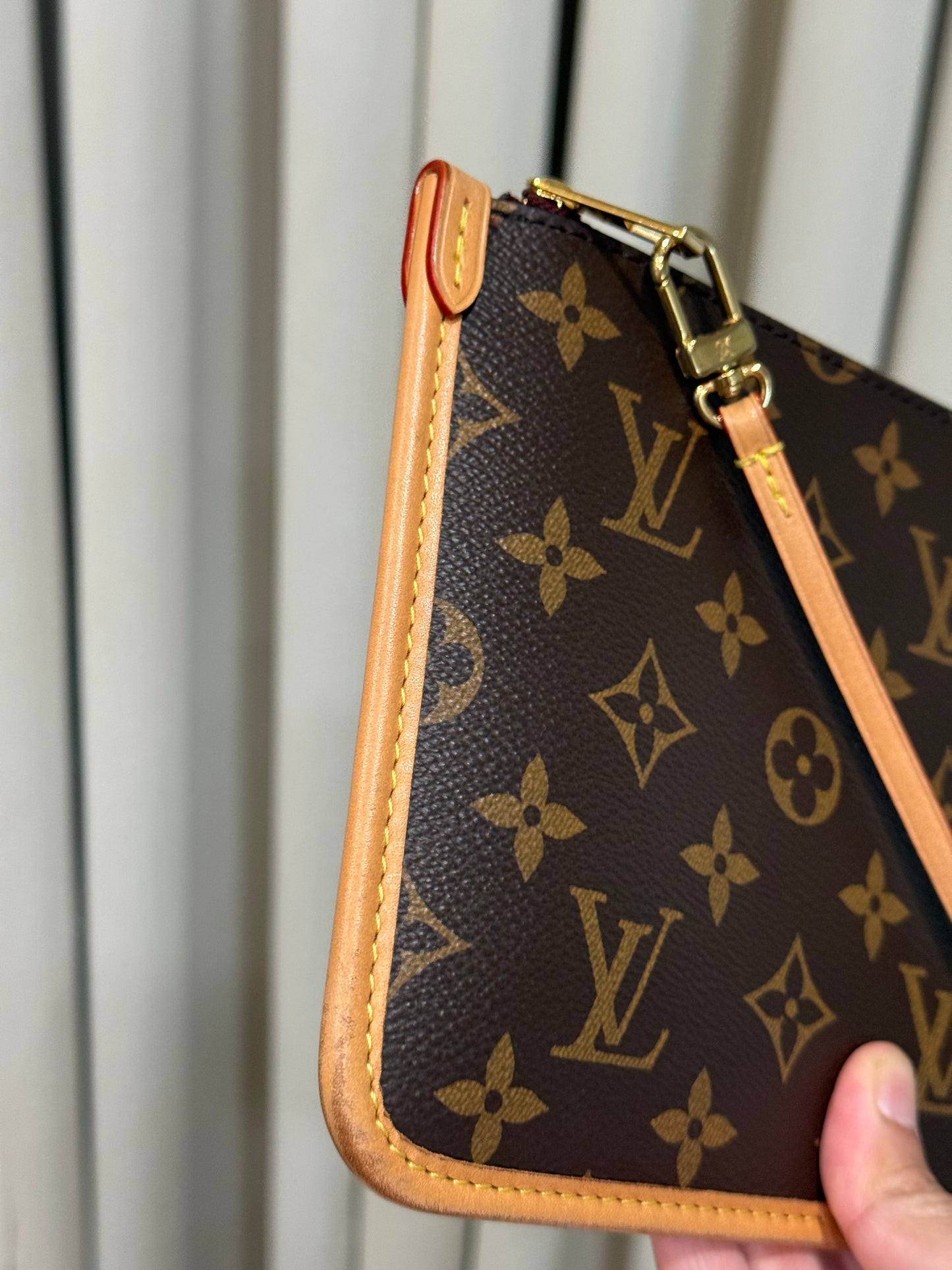 Louis Vuitton Carryall MM Mono Bag and Pouch