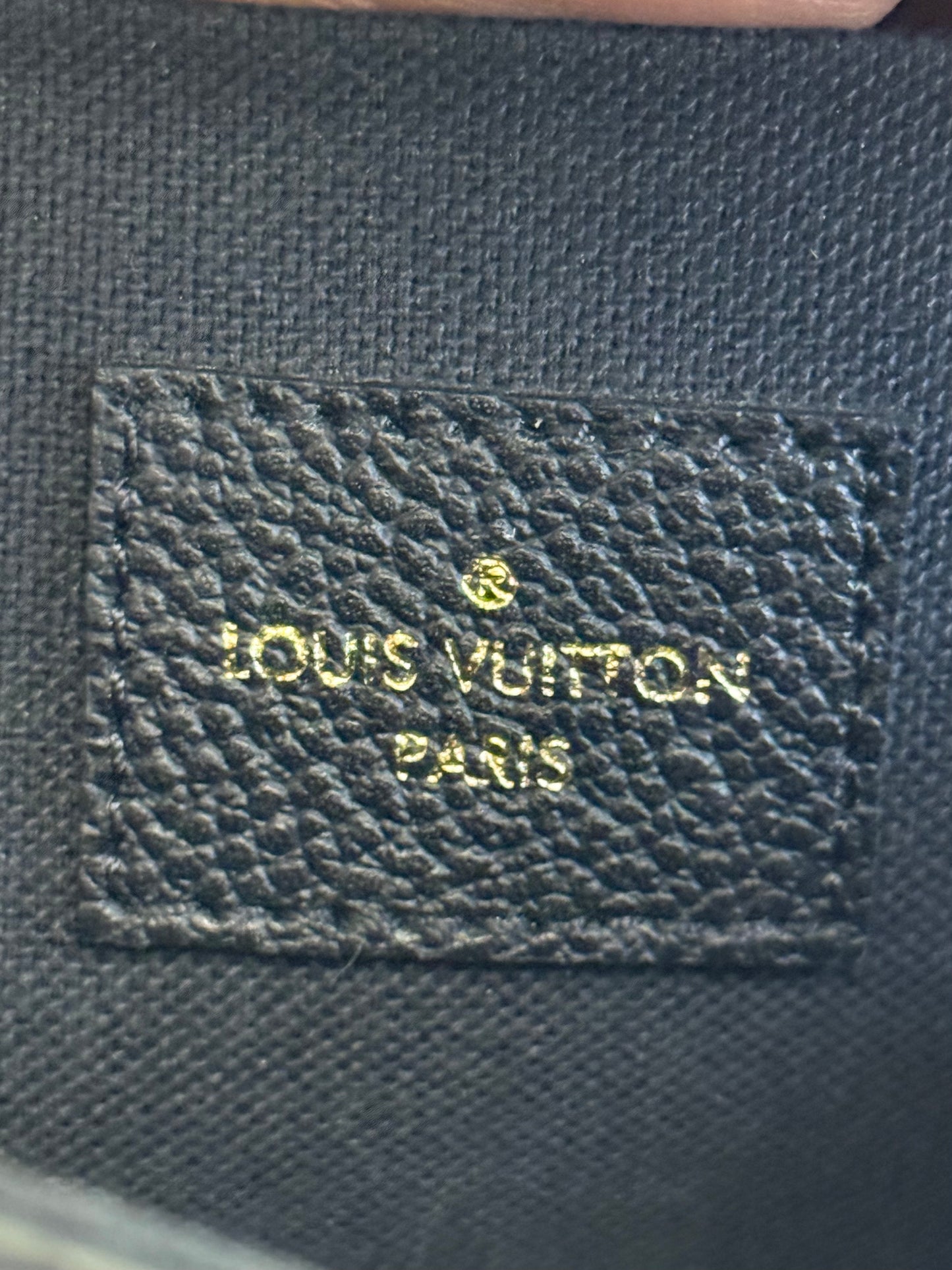 Louis Vuitton Felicie Pochette Black Mono Empreinte