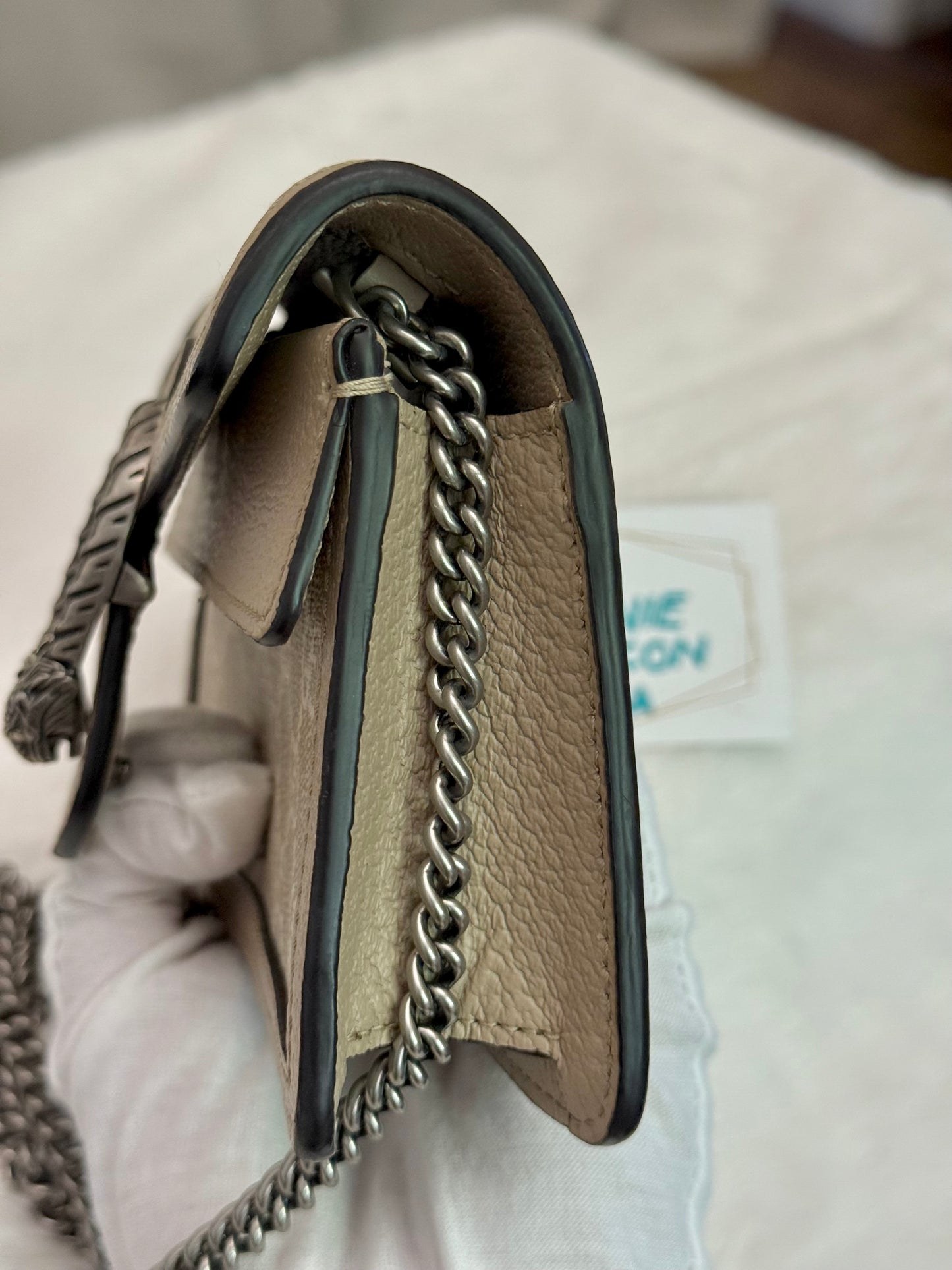 Gucci Mini Dionysus GG Supreme Beige and White