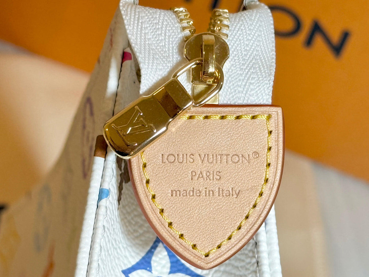 Louis Vuitton Toiletry 19 Takashi Murakami Multicolore Blanc/White
