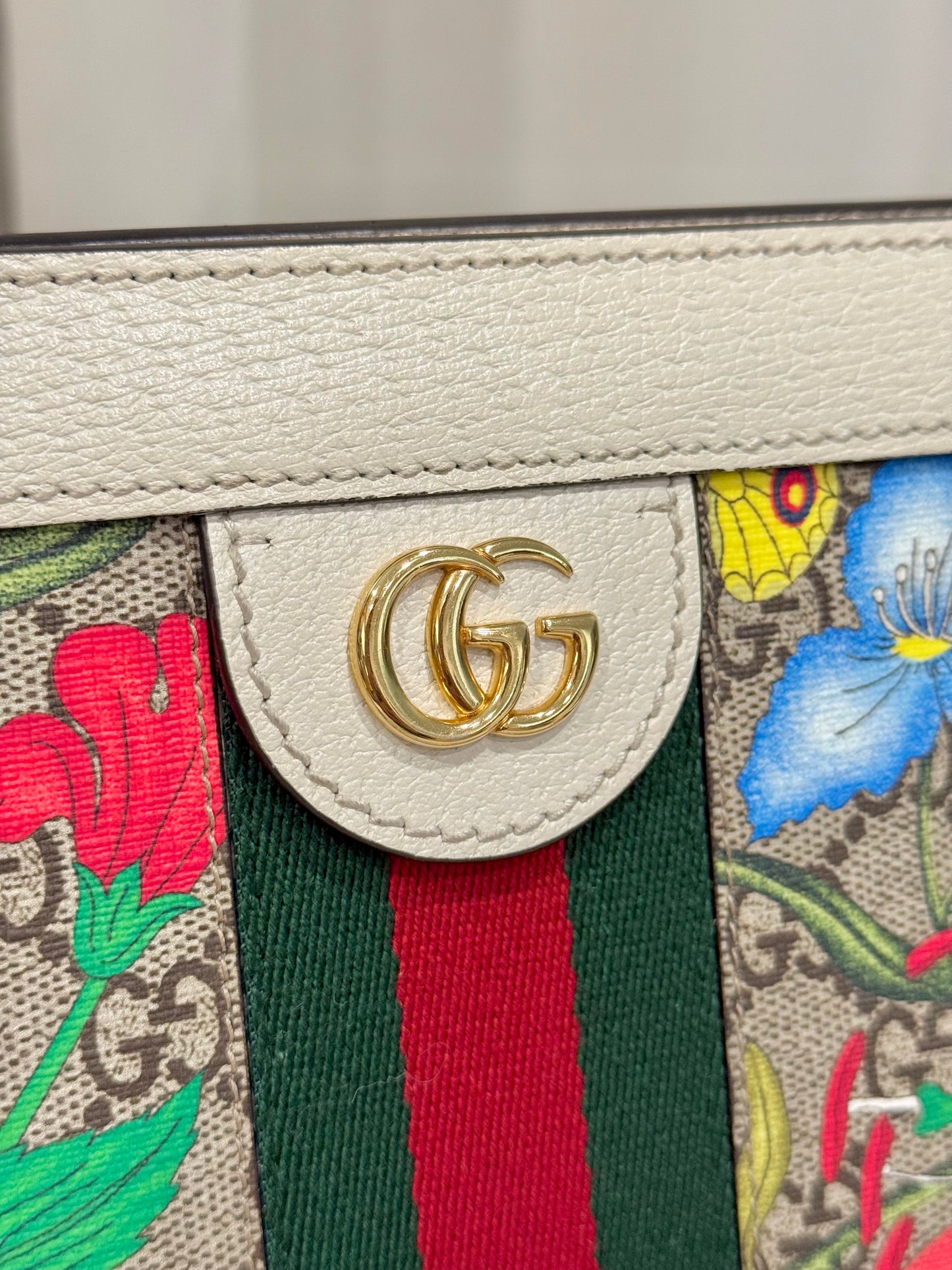 Gucci GG Supreme Flora Ophidia Small Shoulder Bag 503877