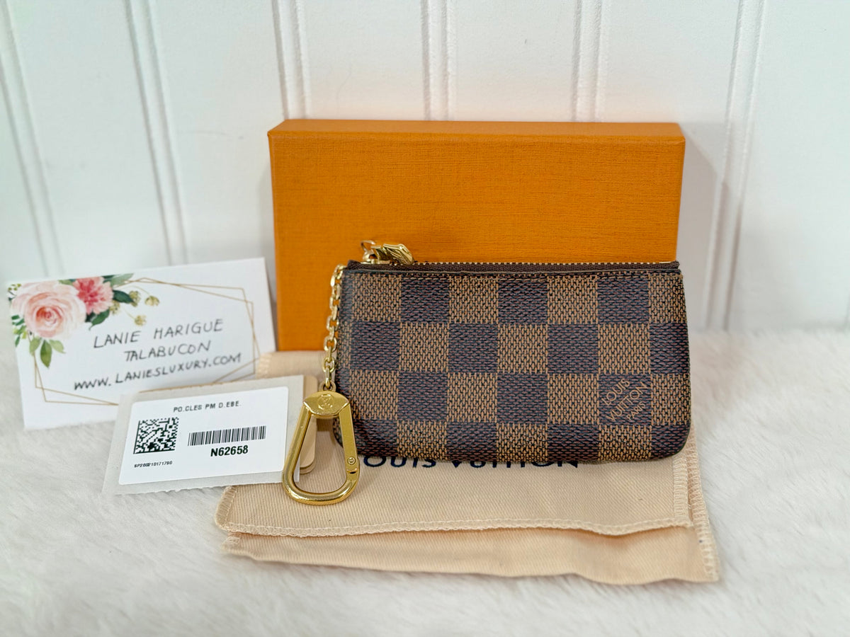 Louis Vuitton Key Pouch/Cles Damier Ebene
