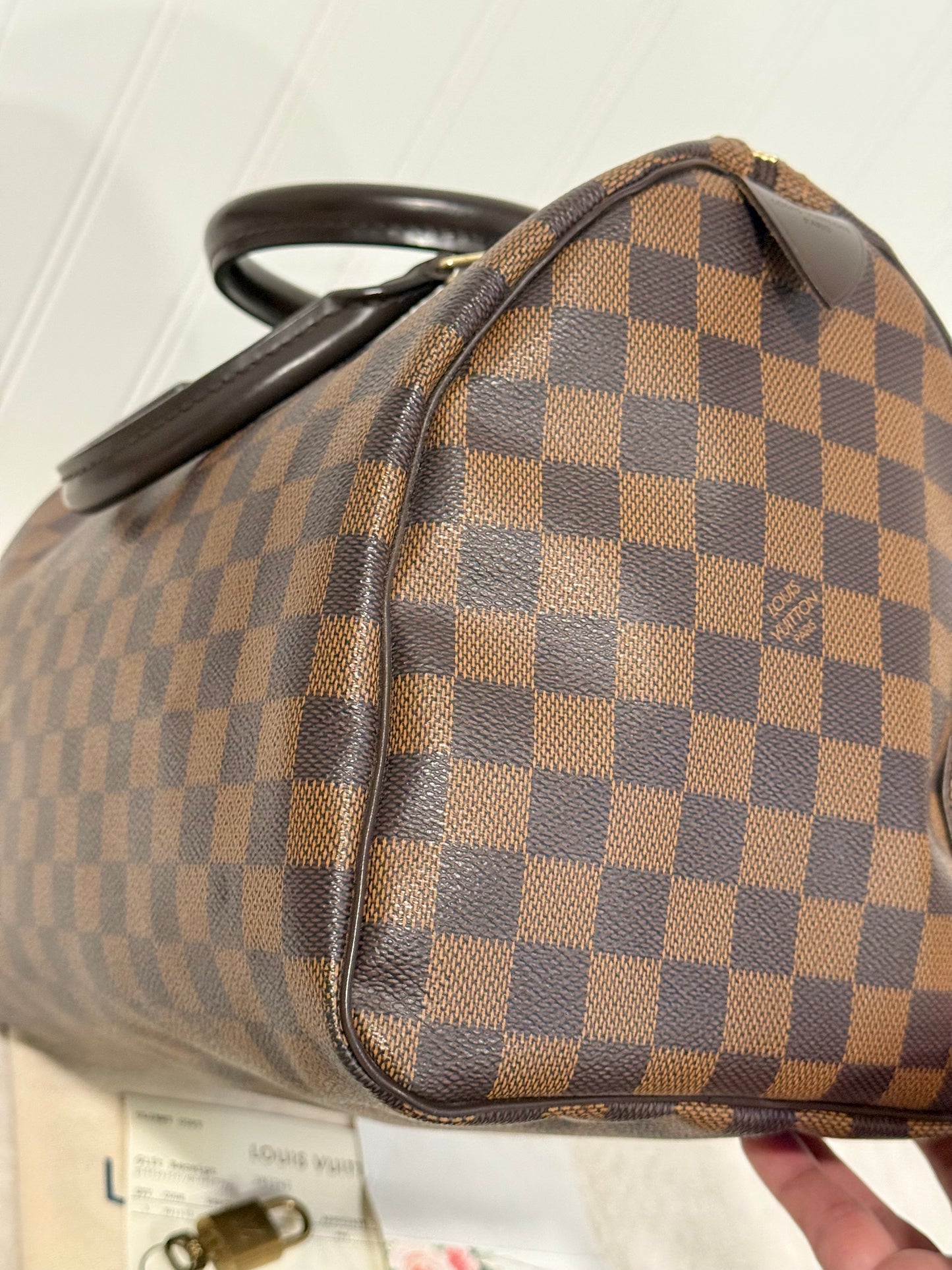 Louis Vuitton Speedy 30 Damier Ebene
