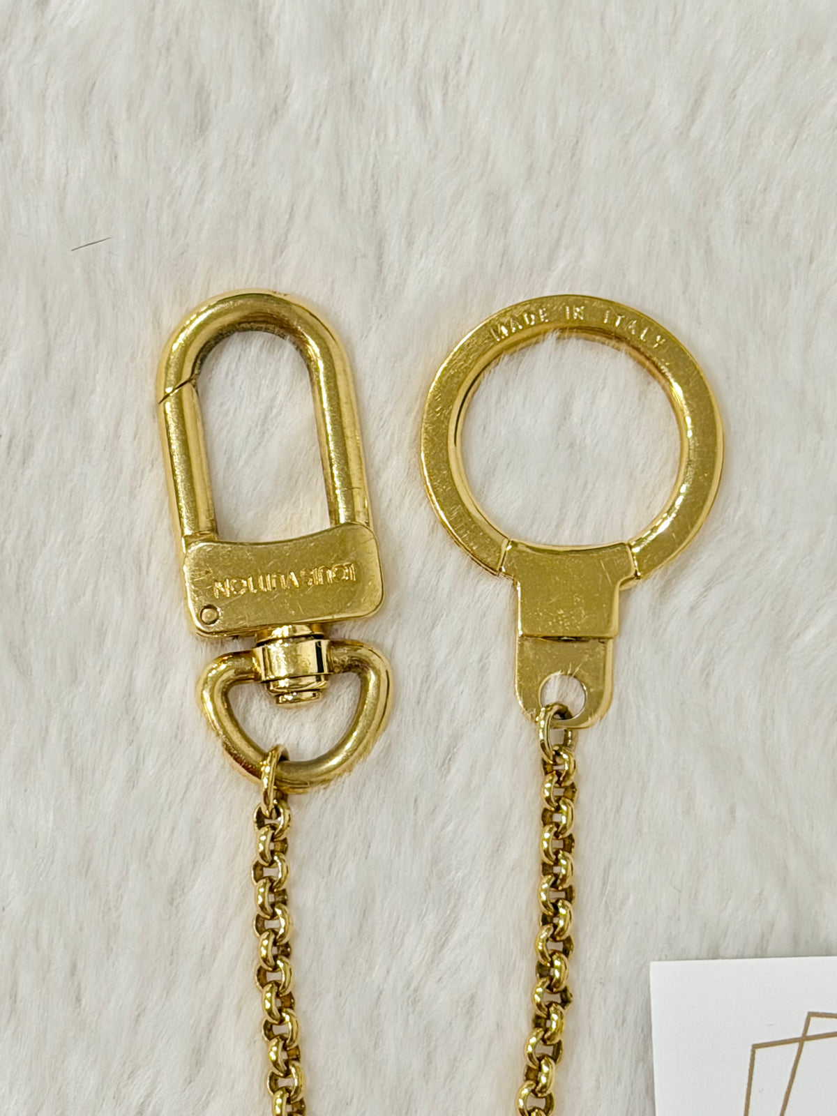 Louis Vuitton 8.25” Strap Extender Chain