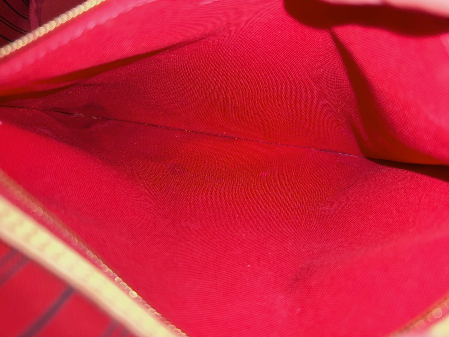 Louis Vuitton Neverfull MM Mono Cherry Bag and Pouch