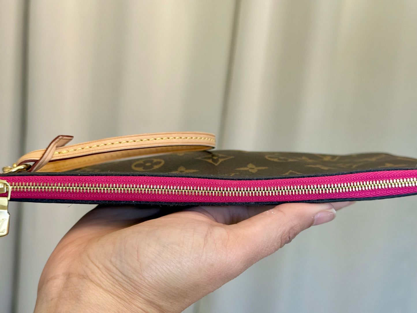 Louis Vuitton Neverfull GM Mono Pivoine Bag and Pouch