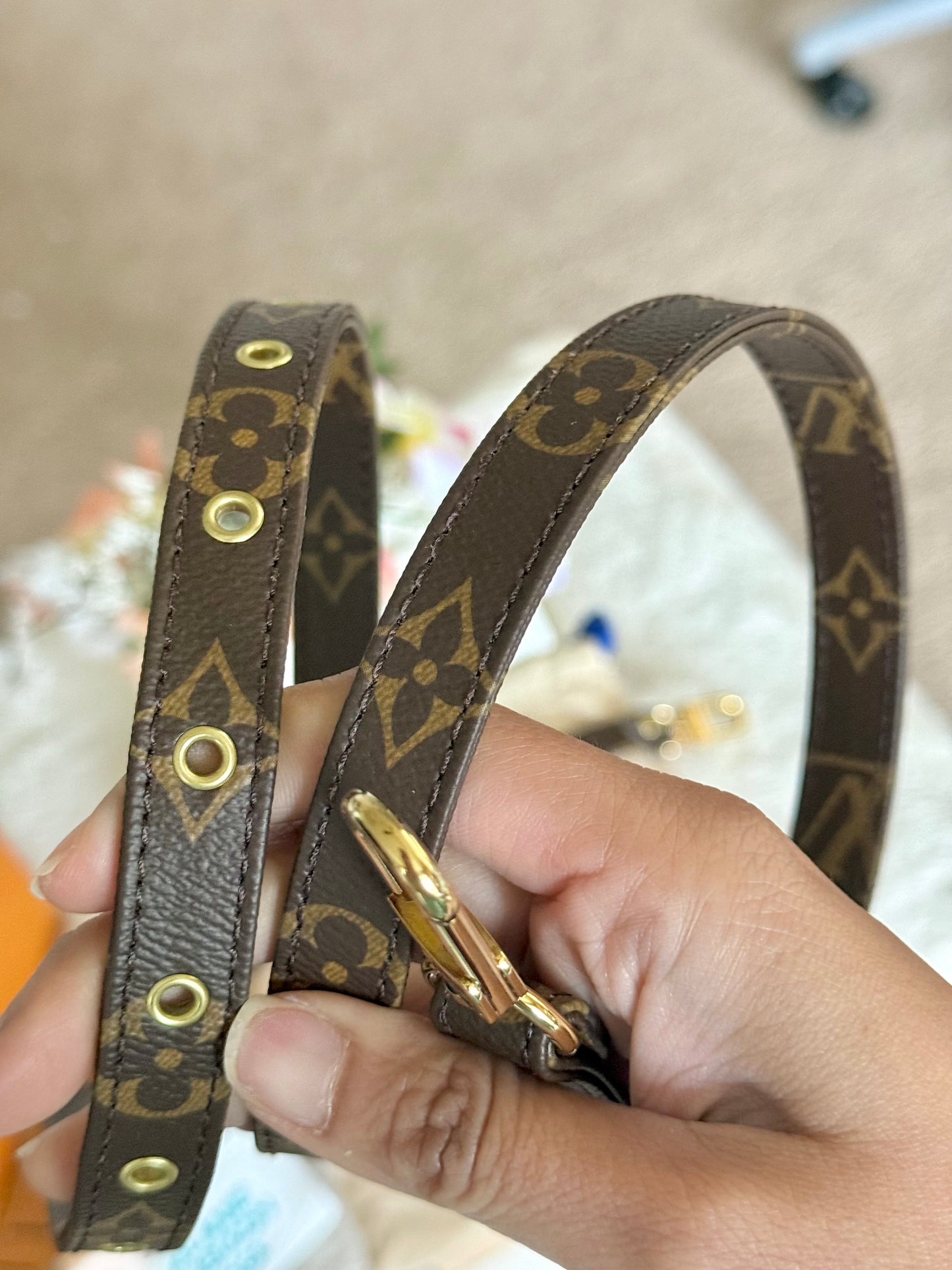 Louis Vuitton J52315 Mono Adjustable Strap 16mm