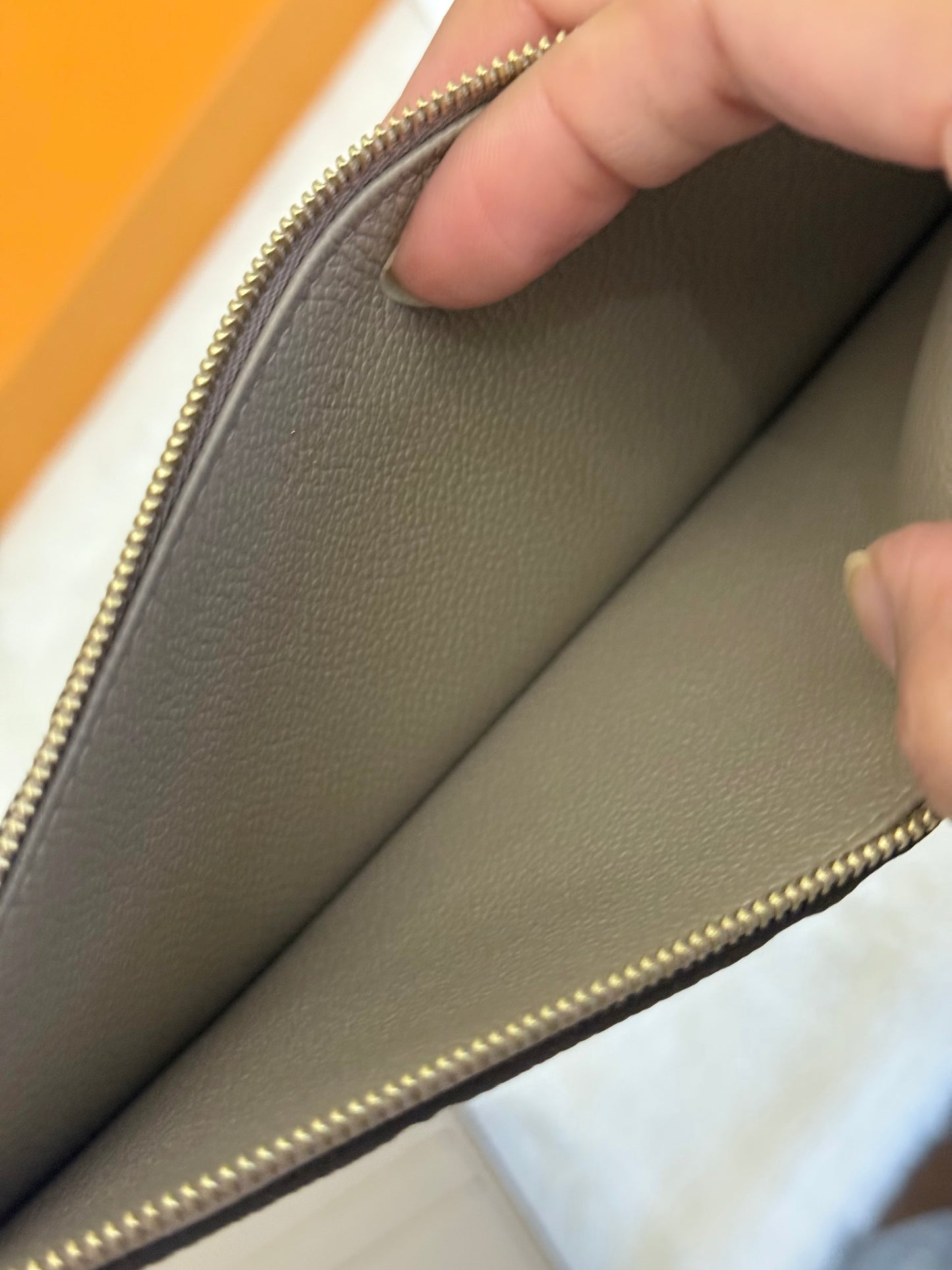 Louis Vuitton Felicie Pochette Empreinte Turtledove Full Set