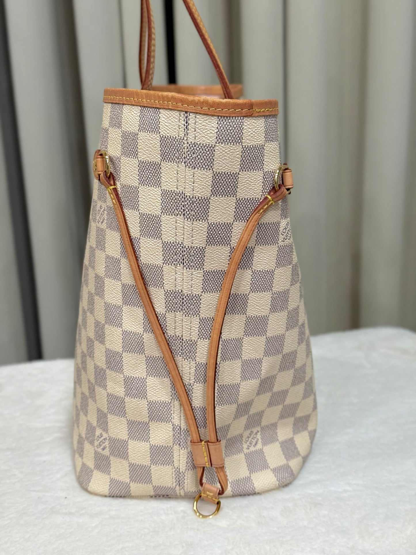 Louis Vuitton Neverfull MM Damier Azur Rose Ballerine