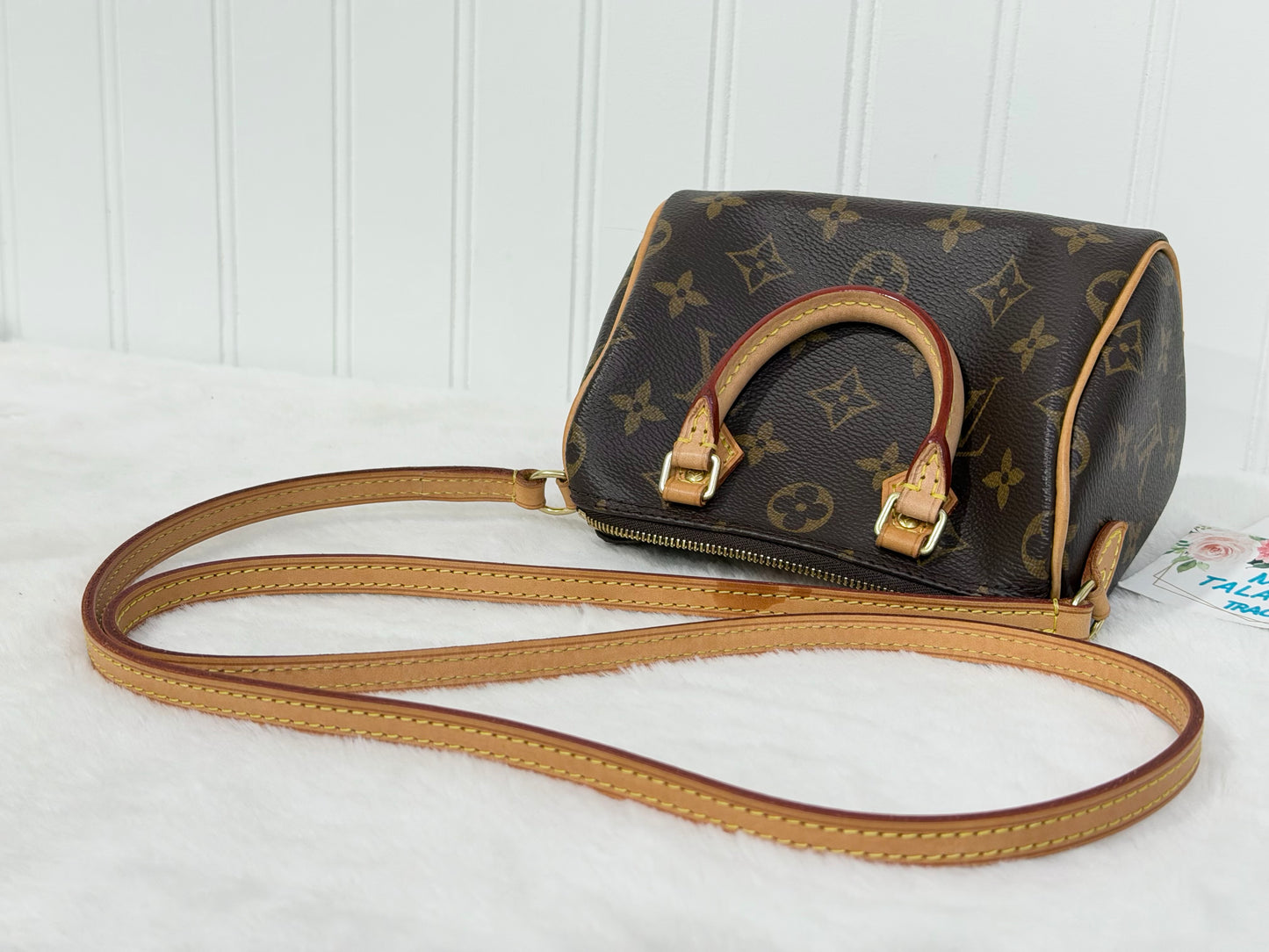 Louis Vuitton Nano Speedy Mono with Non-Detachable Strap