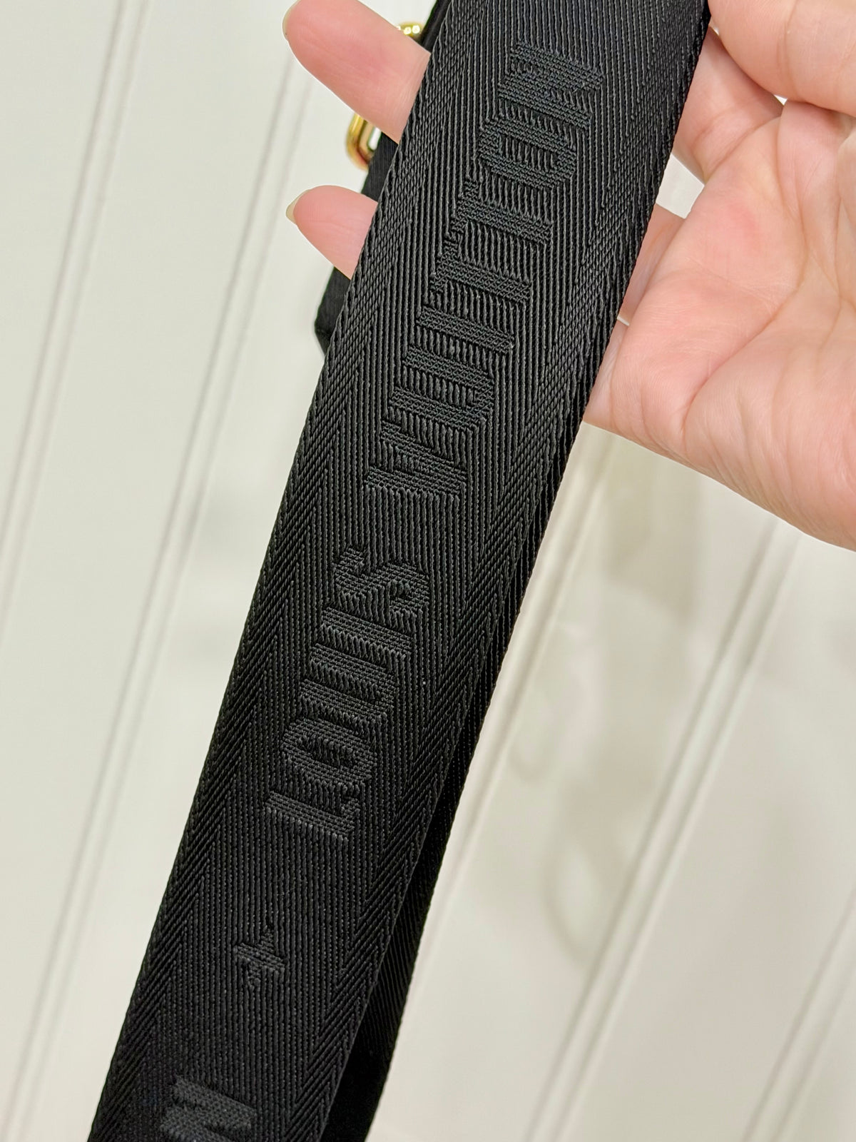 Louis Vuitton Black Jacquard Adjustable Bandouliere Strap J02553