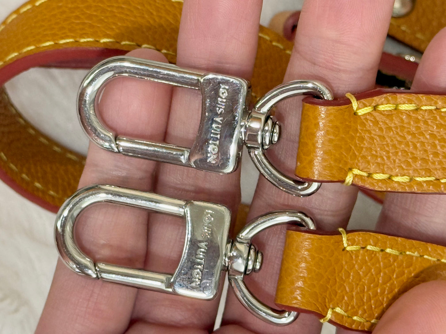 Louis Vuitton Buci in Epi Gold Honey