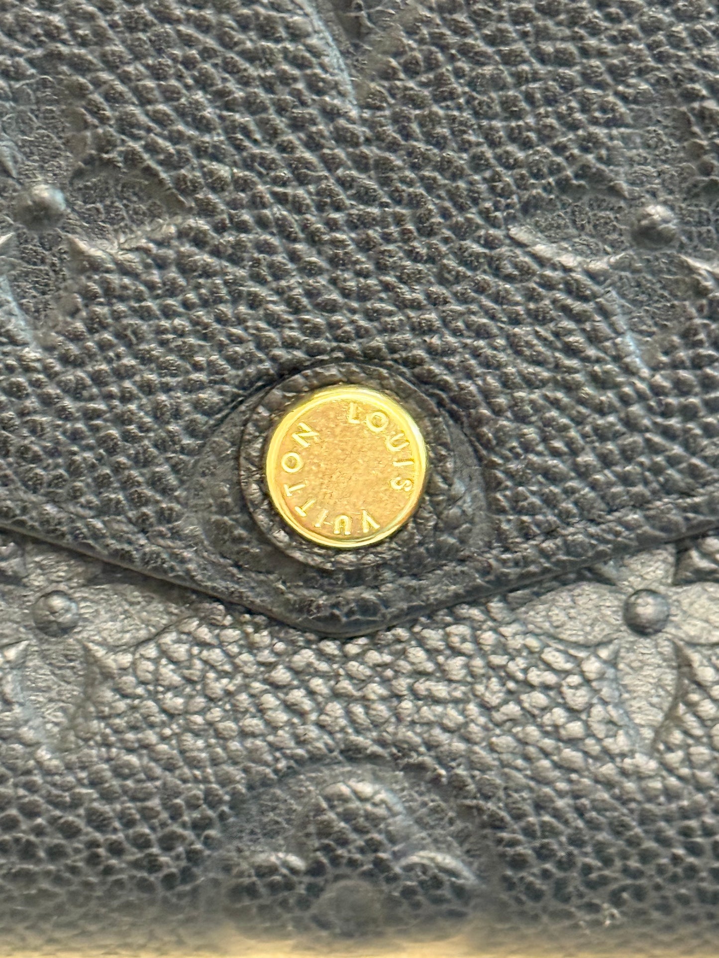 Louis Vuitton Key Pouch Empreinte Noir/Black