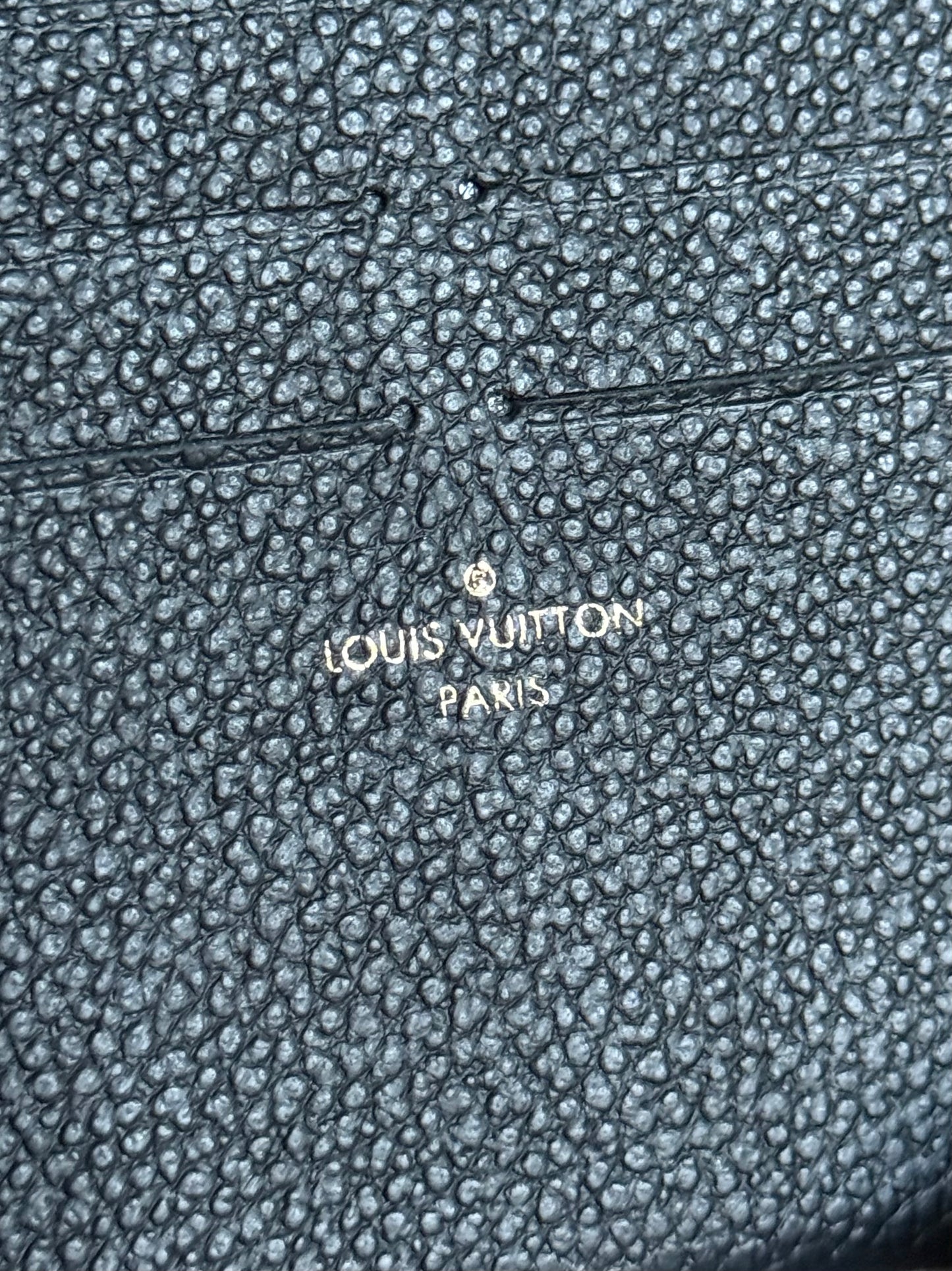 Louis Vuitton Felicie Pochette in Mono Empreinte Noir/Black with Inserts