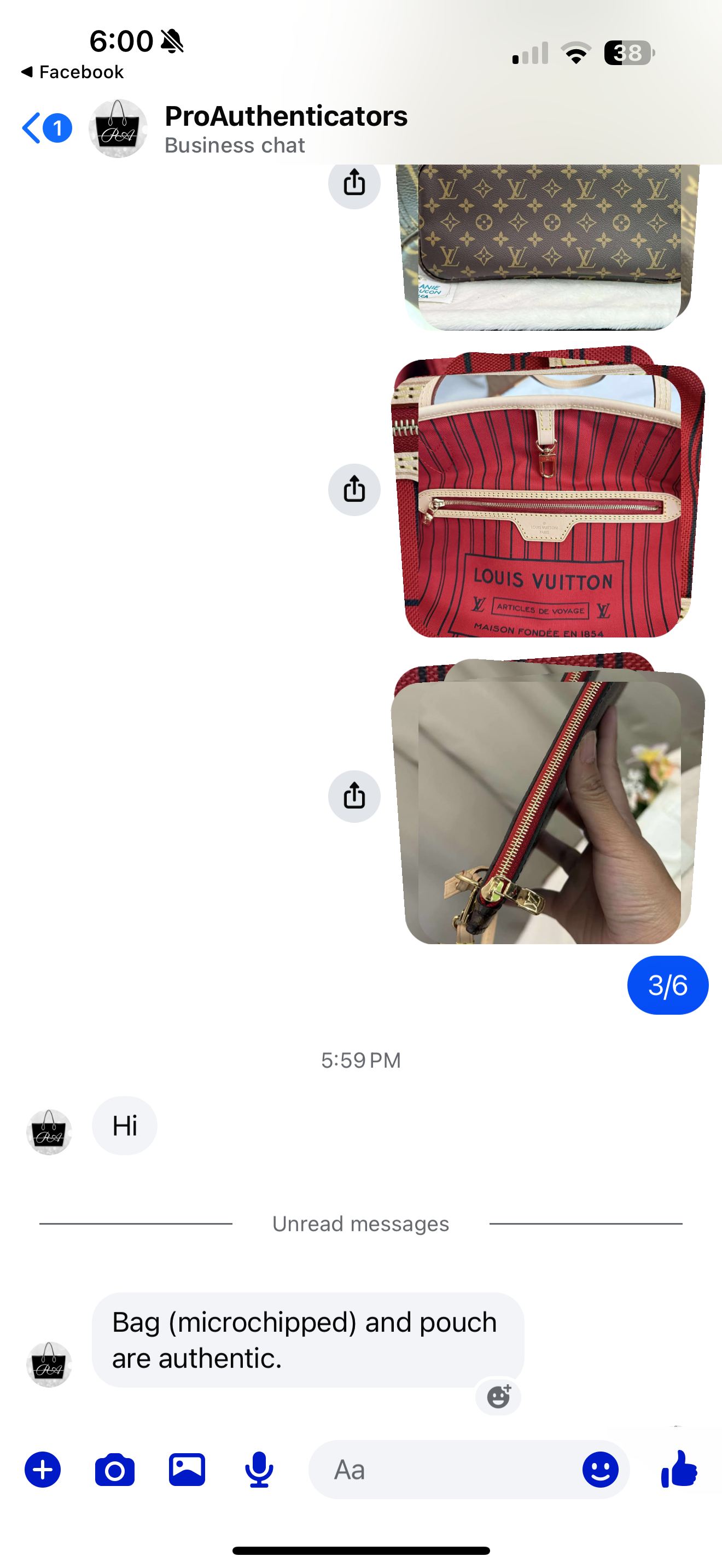 Louis Vuitton Neverfull MM Mono with Cerise Interior
