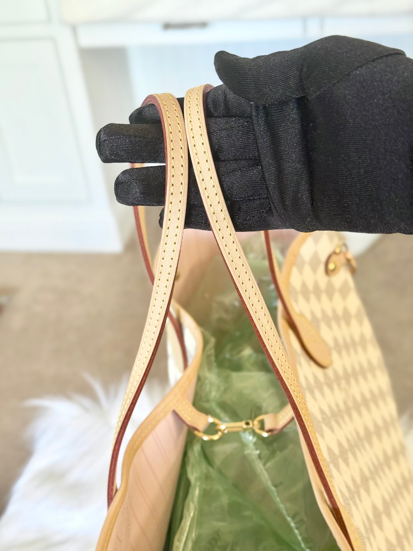 Louis Vuitton Neverfull GM in Damier Azur  Rose Ballerine MINT