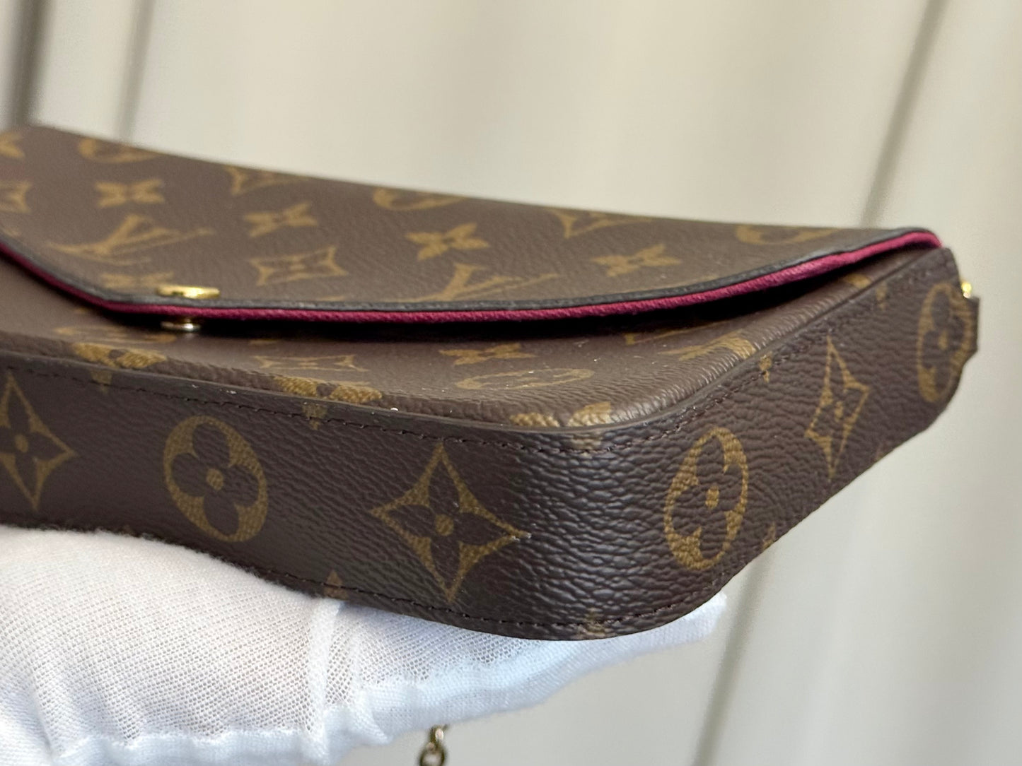 Louis Vuitton Pochette Felicie Mono Fuchsia