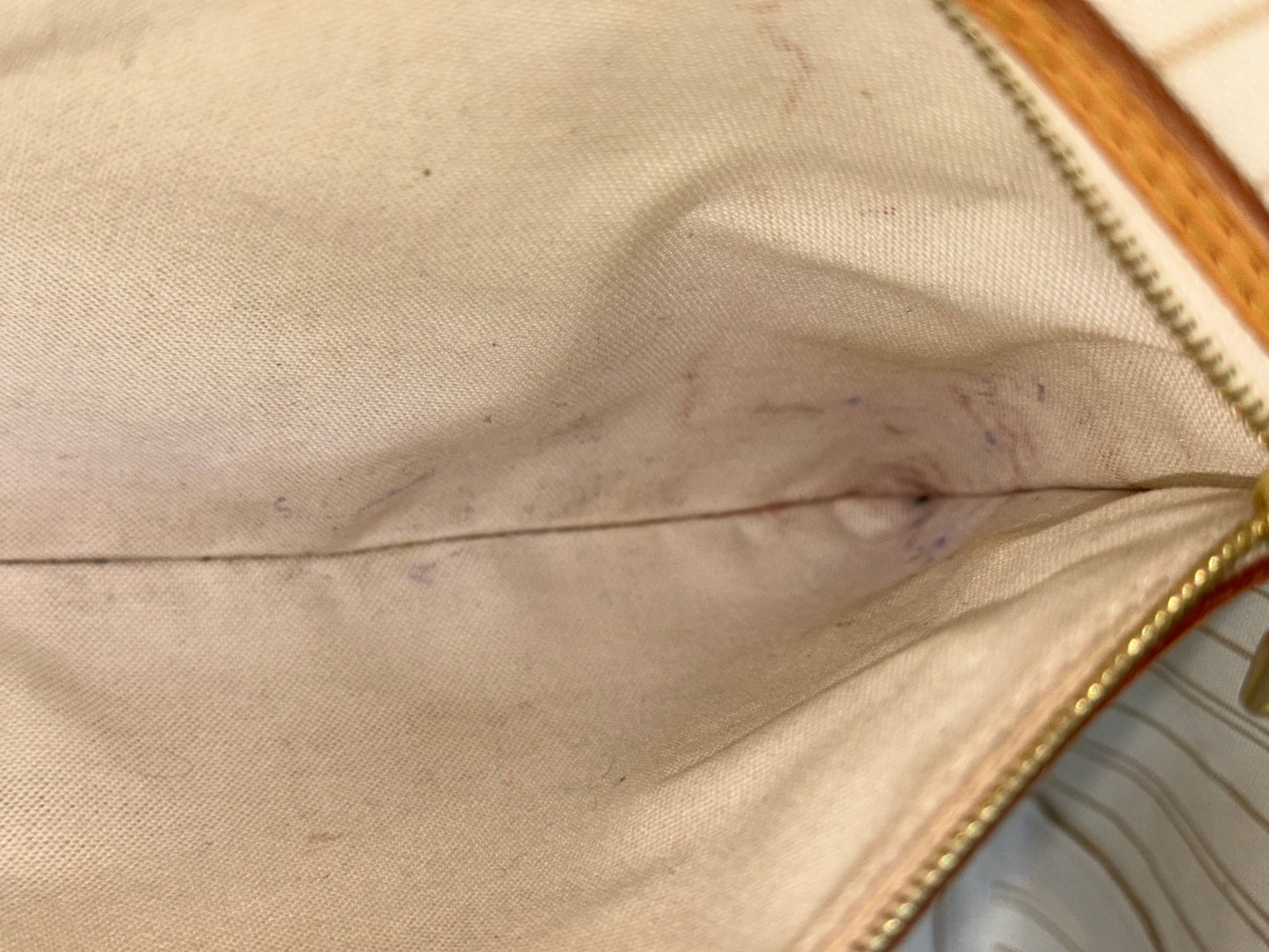 Louis Vuitton Neverfull MM Damier Azur Beige