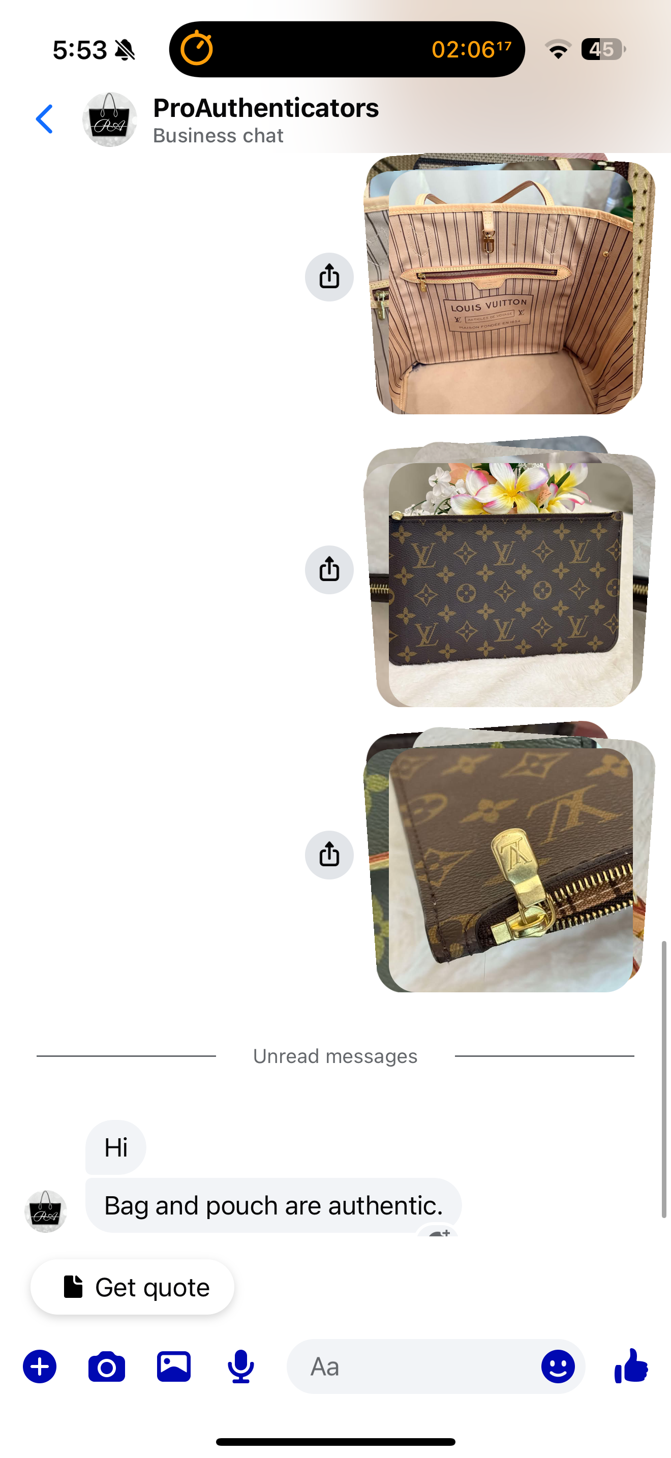 Louis Vuitton Neverfull MM Mono Bag and Pouch Set
