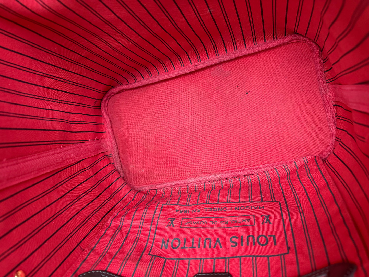 Louis Vuitton Neverfull MM Damier Ebene Cerise