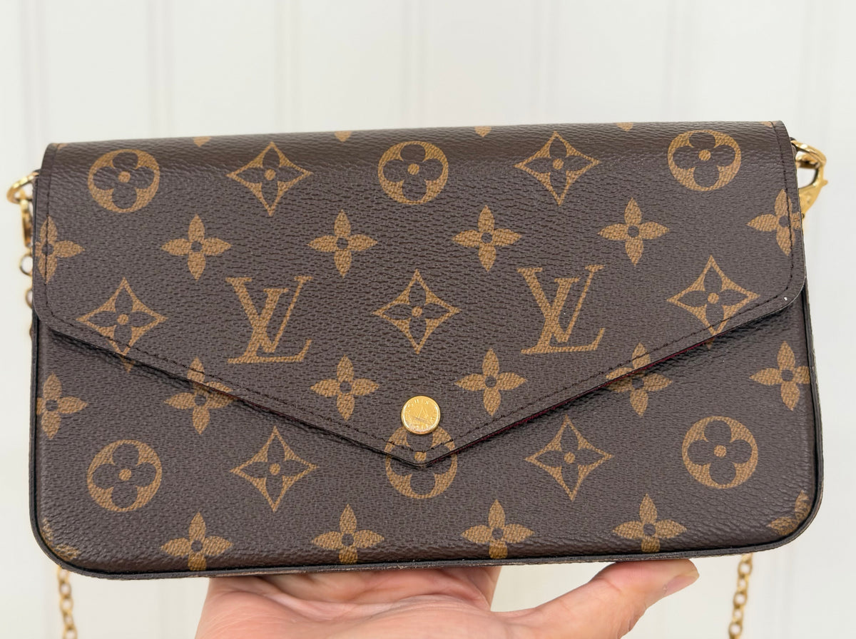 Louis Vuitton Pochette Felicie Mono with inserts FULL SET