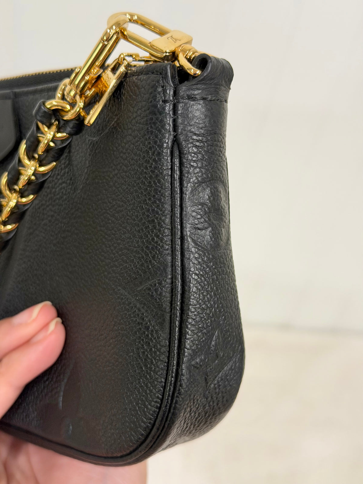 Louis Vuitton Multi Pochette Mono Giant Empreinte Black