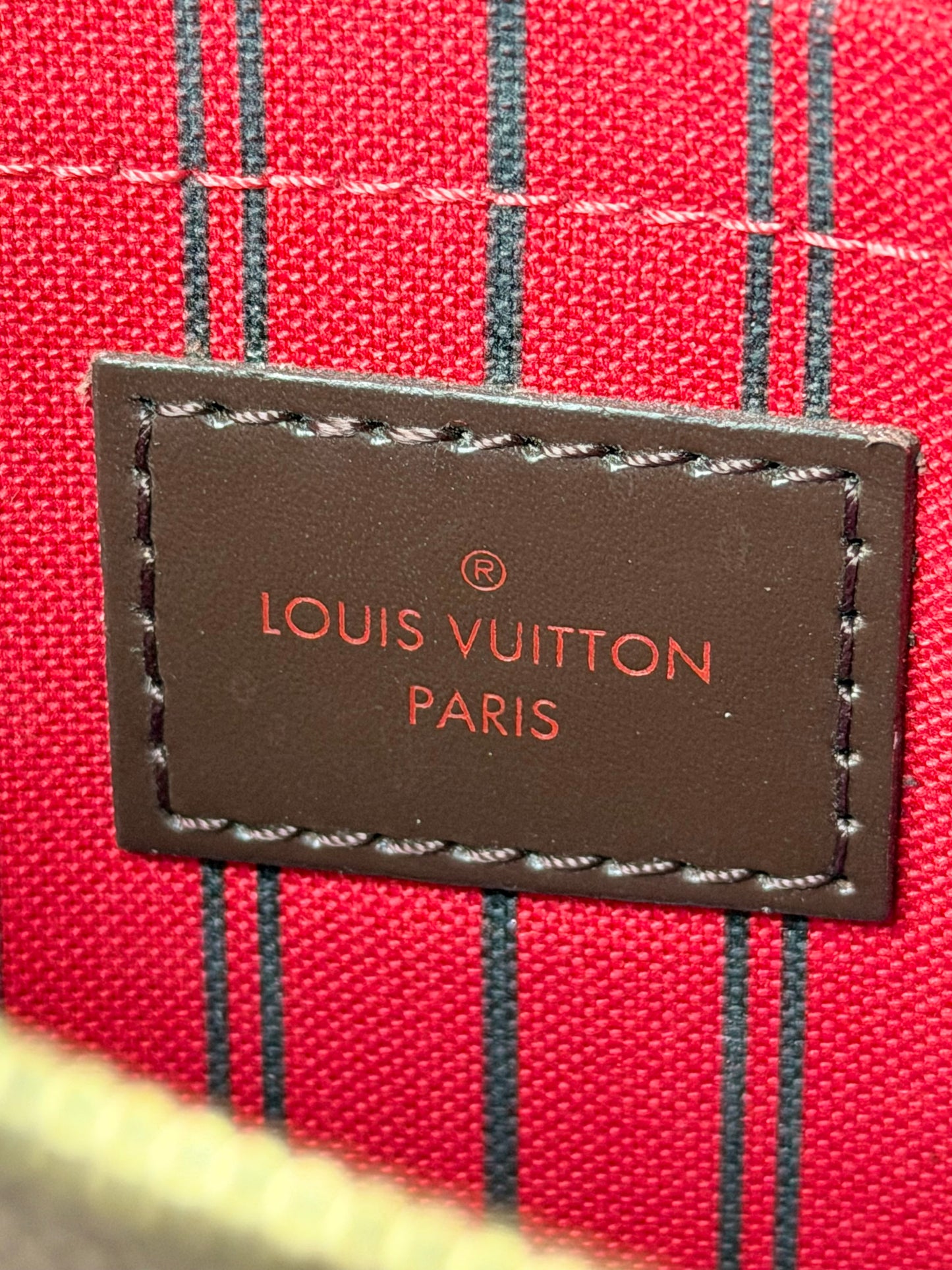 Louis Vuitton Neverfull MM DE Set (Bag and Pouch)