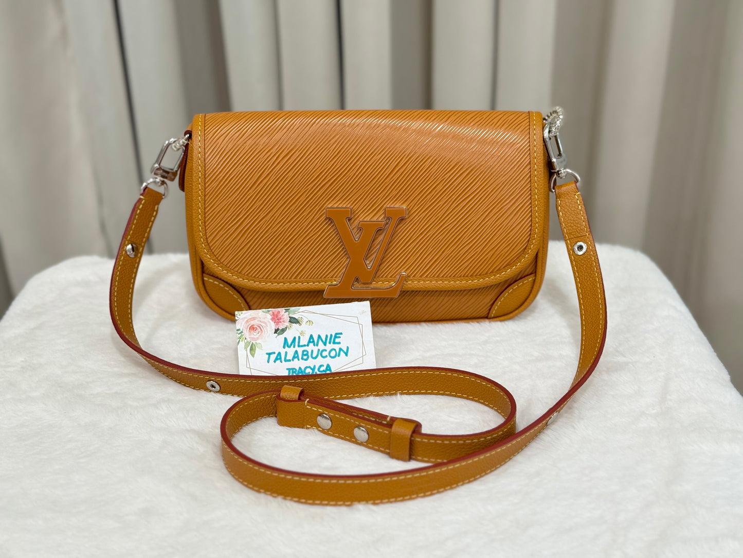 Louis Vuitton Buci in Epi Gold Honey